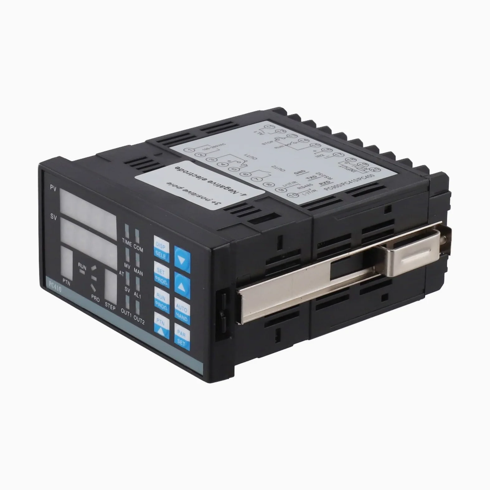 Controlador de temperatura digital PC410 para estación de retrabajo BGA, termostato PID con RS232, 10 curvas 8 segmentos, entrada de termopar tipo K, salida de relé de estado sólido