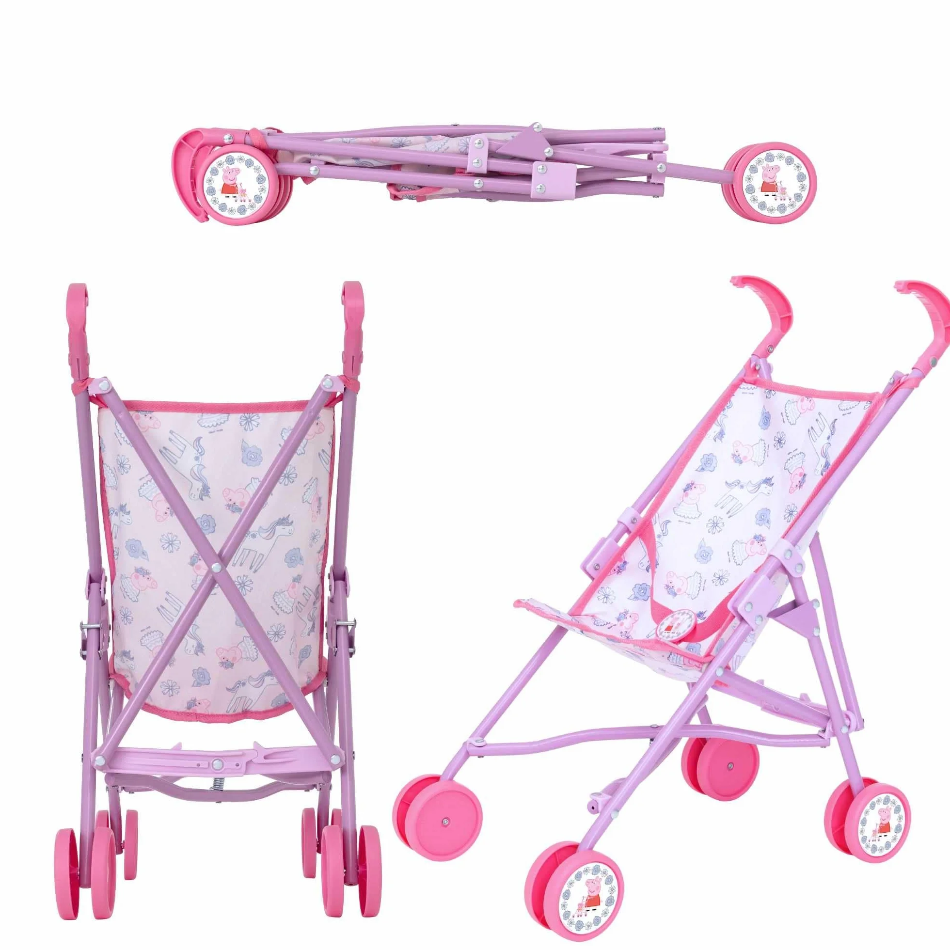 Peppa Pig Sillita de Paseo Paraguas Plegable 53,5 cm