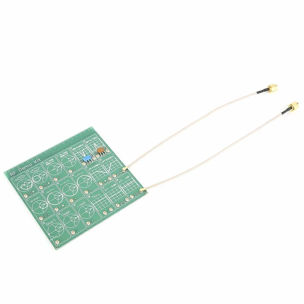 Kit de demostración de RF, placa de prueba con cable adaptador, módulo atenuador para analizador de red vectorial