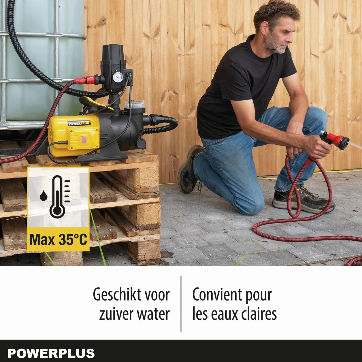 POWERPLUS POWXG9561 - Bomba de jardín 600w