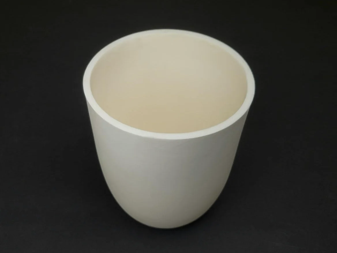 Crisol de cerámica para fundición de metal, varios tamaños, Al2O3, 50-1000 ml/cm^3, apto para hornos de gas y eléctricos, cobre, latón, bronce, aluminio y muchos más (1000 cm^3)
