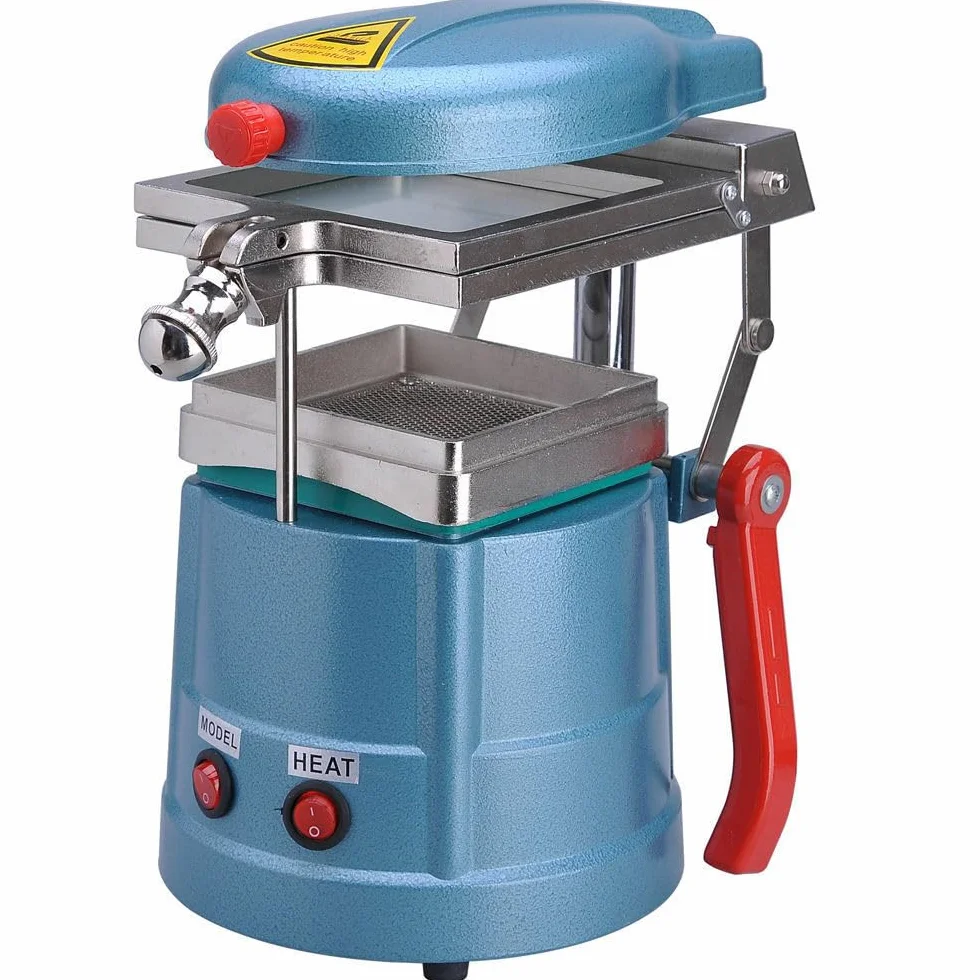 Máquina de moldeo al vacío dental termoformadora 600W 220V compatible con termoplásticos dentales