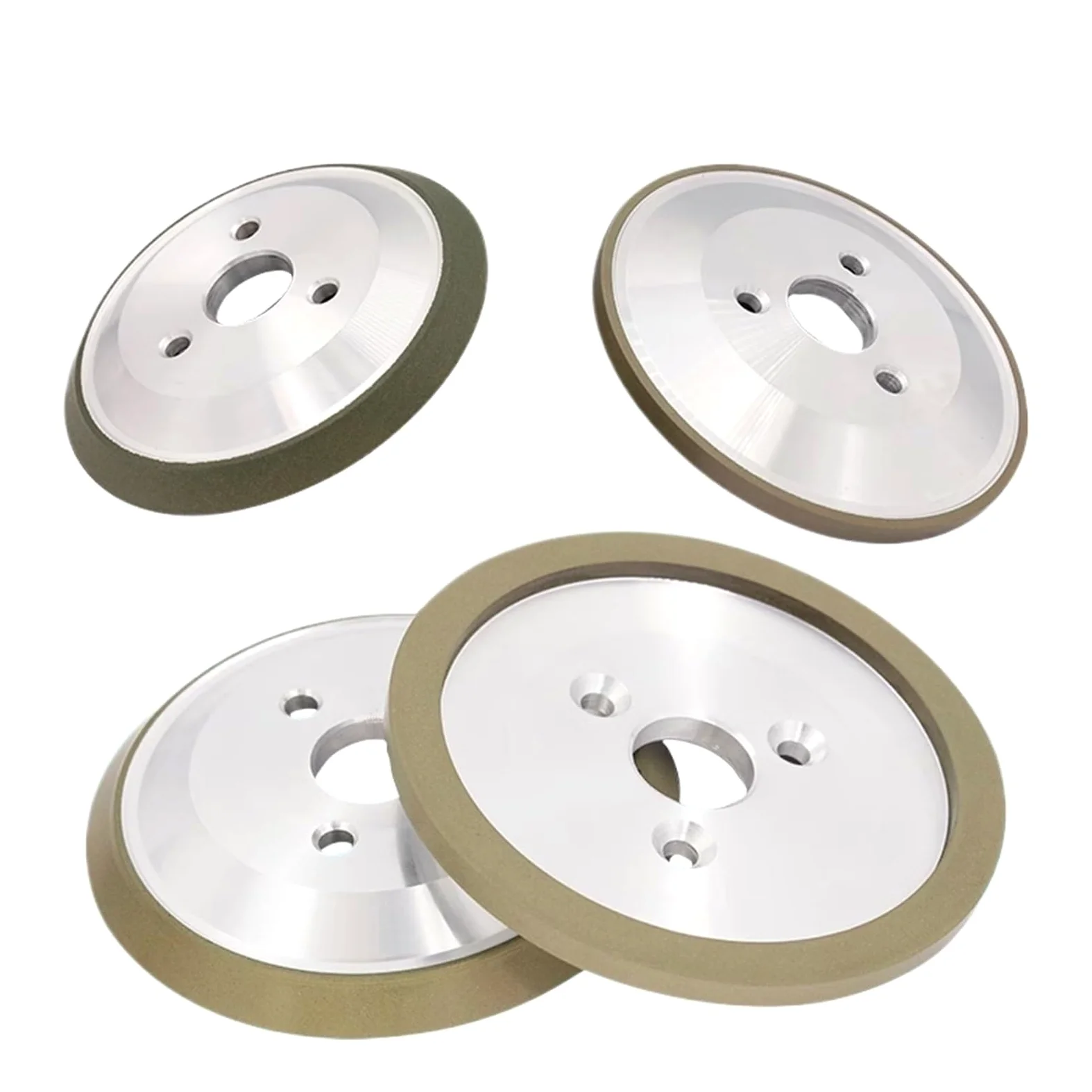 Disco abrasivo de diamante de tres agujeros de 125 mm for afilar cuchillos, disco abrasivo de alta precisión for acero de tungsteno, 1 pieza(3000grit-45DEG)
