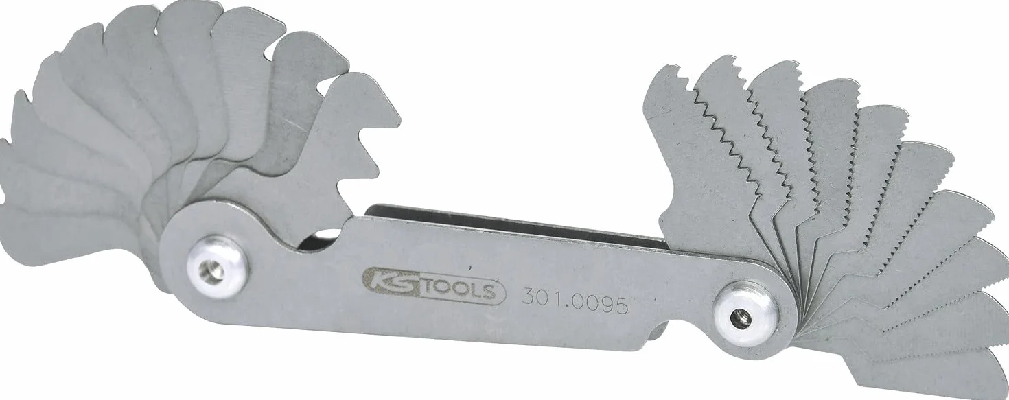 KS Tools Galga de roscas métrica 20 piezas