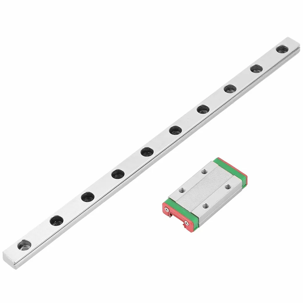Carril guía lineal en miniatura LML9H 200 mm, 9 mm, bloque deslizante, movimiento lineal compacto, 4 contacto