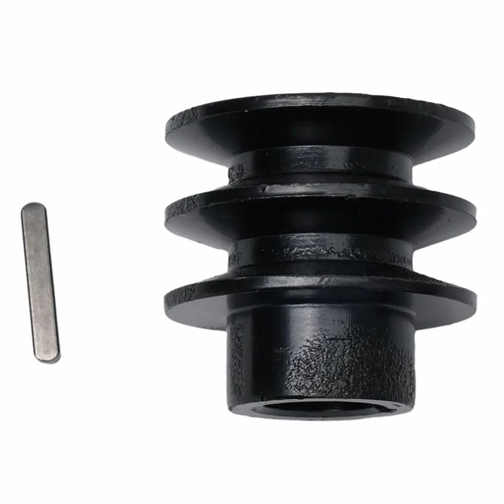 Polea de doble ranura en V 20 mm para correas A motor Honda cabeza convexa