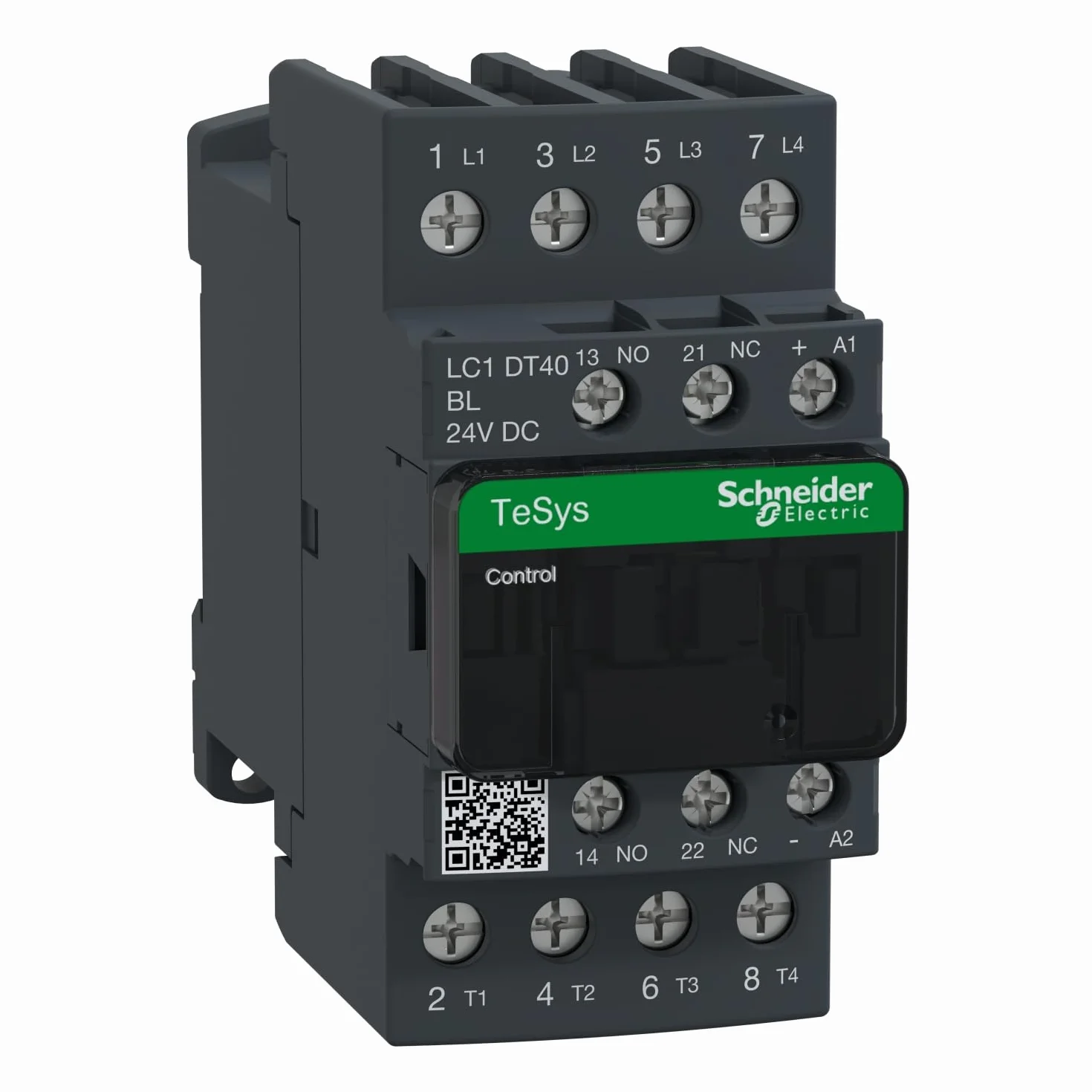 Schneider Electric LC1DT40BL TeSys D Contactor 4P(4 NA) AC-1 <=440 V, 40 A Bobina Bajo Consumo 24 V CD