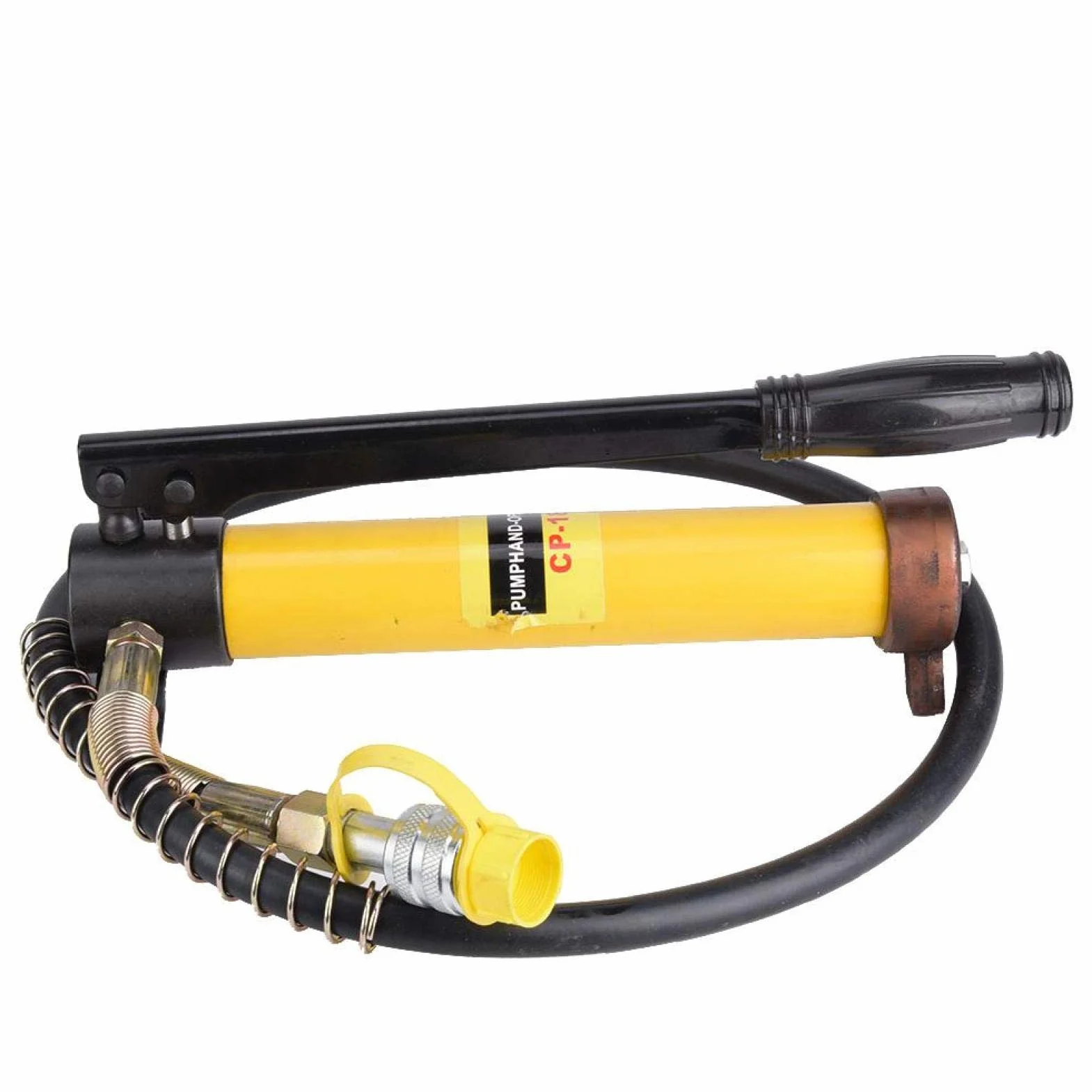 Gato hidráulico, gato corto de 10T + juego de bomba hidráulica manual, herramienta de mango de elevación de acero para reparación de automóviles