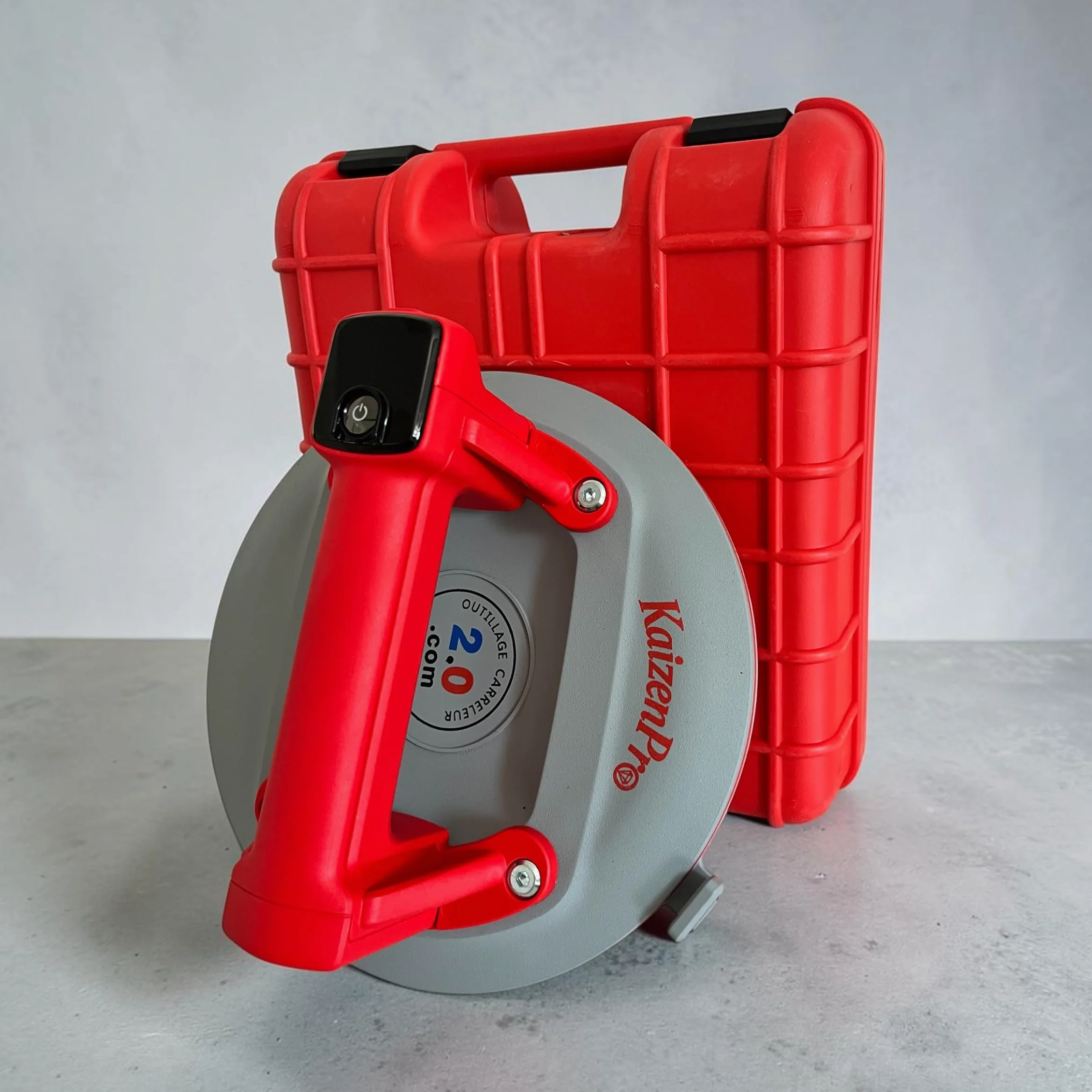 Ventosa eléctrica profesional 260 kg Ø22 cm con succión automática y carga USB – Manipulación de azulejos, vidrio y mármol – Outillage Carreleur 2.0