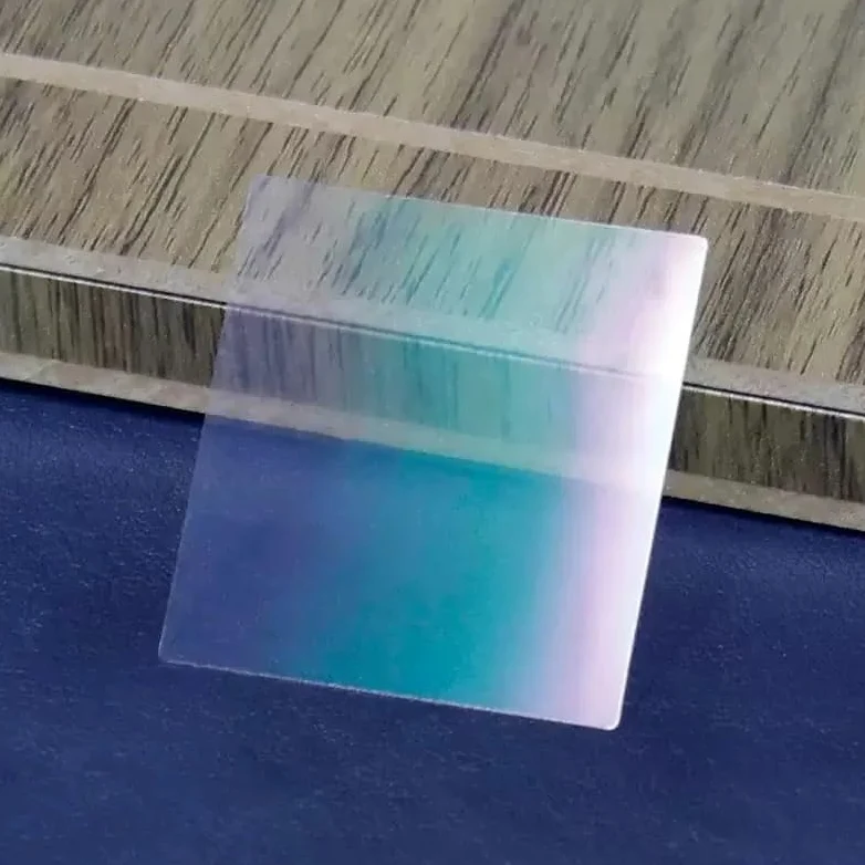 36X38mm Difracción Transmisión Retículo Espectrómetro Espectrómetro Espectroscopia Inspección de precisión Demostración didáctica Ayudas Material PET(100Lines)
