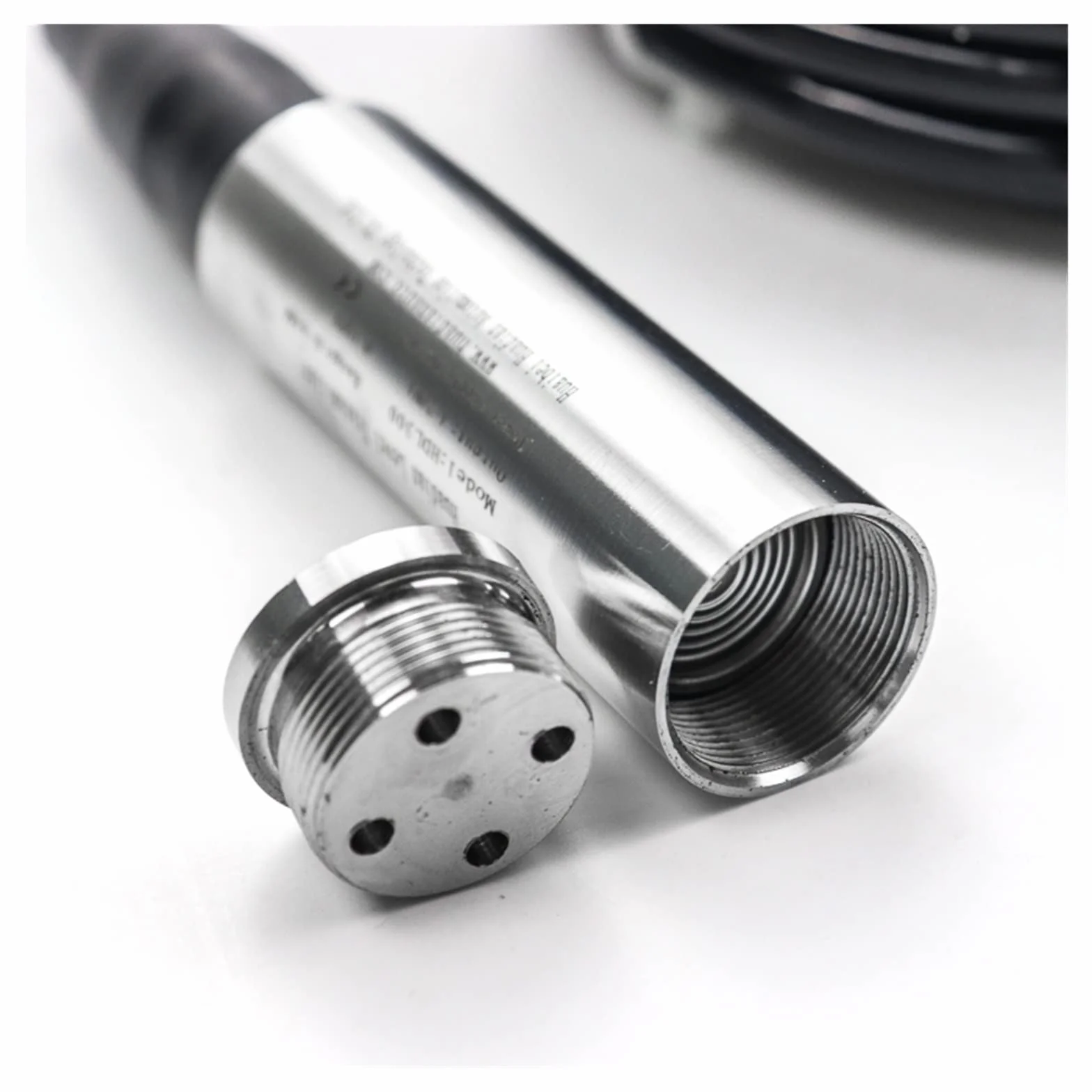 Medidor de nivel de agua, Medidor de nivel de líquido con sensor de nivel de agua estático de 4-20 mA for sensor de pendiente de tanque(2m)
