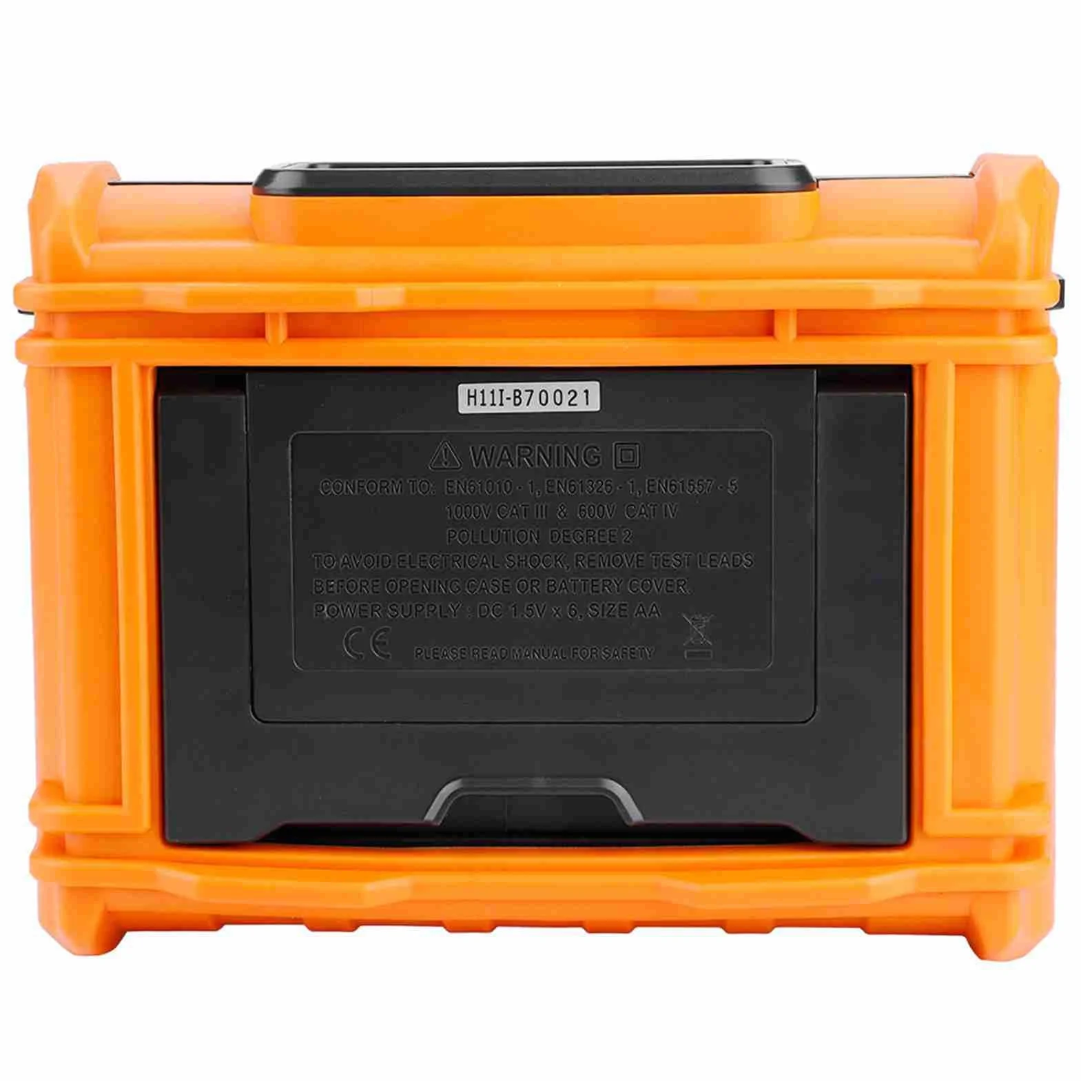PEAKMETER MS2302 Probador digital de resistencia de tierra Medidor de resistencia Megger 0~4K ohm 100 Grupos Registro de datos