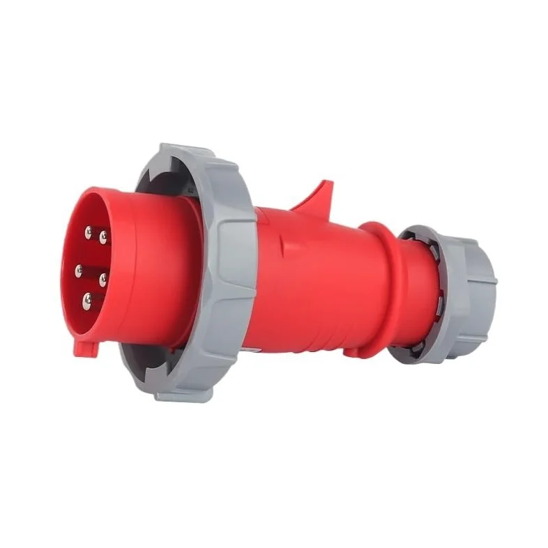 Conector de enchufe de aviación impermeable IP67, 5 agujeros, 16 A, trifásico, a prueba de explosiones, enchufe industrial de 220 V (enchufe industrial)