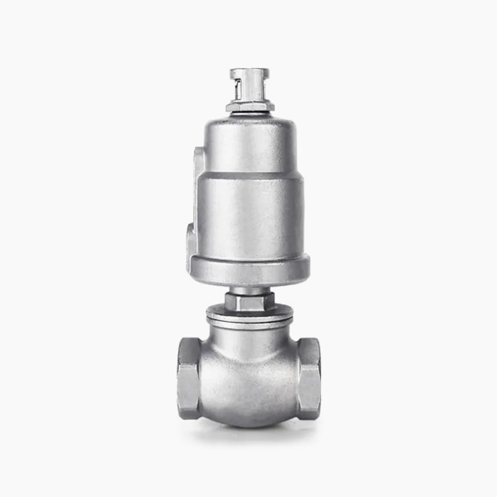 Válvula de Cierre de Agua for Tambor, accionada neumáticamente, de 1/2", 3/4" y 1" BSPT, de Acero Inoxidable 304, for Secadora