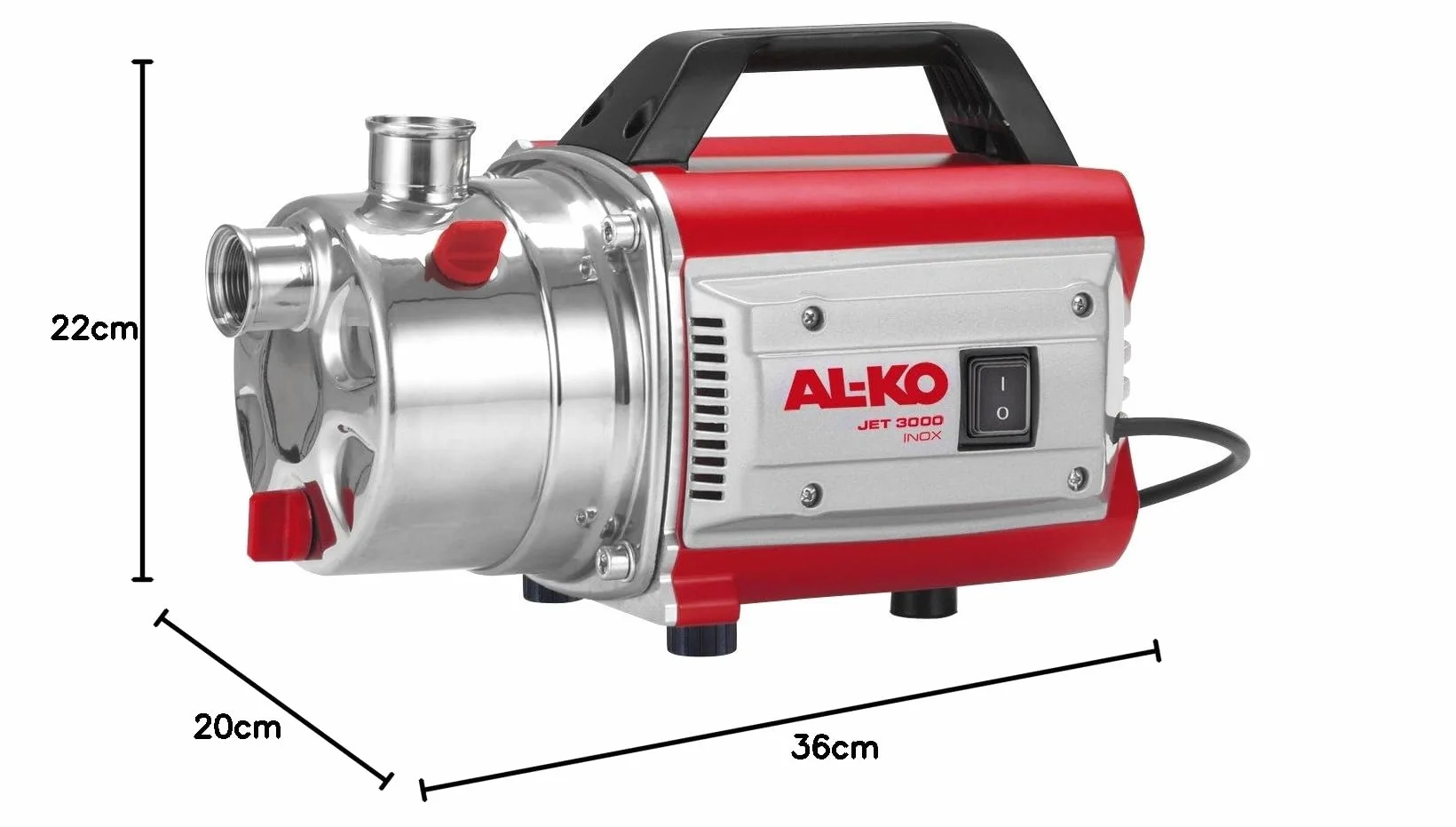 AL-KO Gartenpumpe JET 3000 Inox Classic 650 W 3100 l/h
