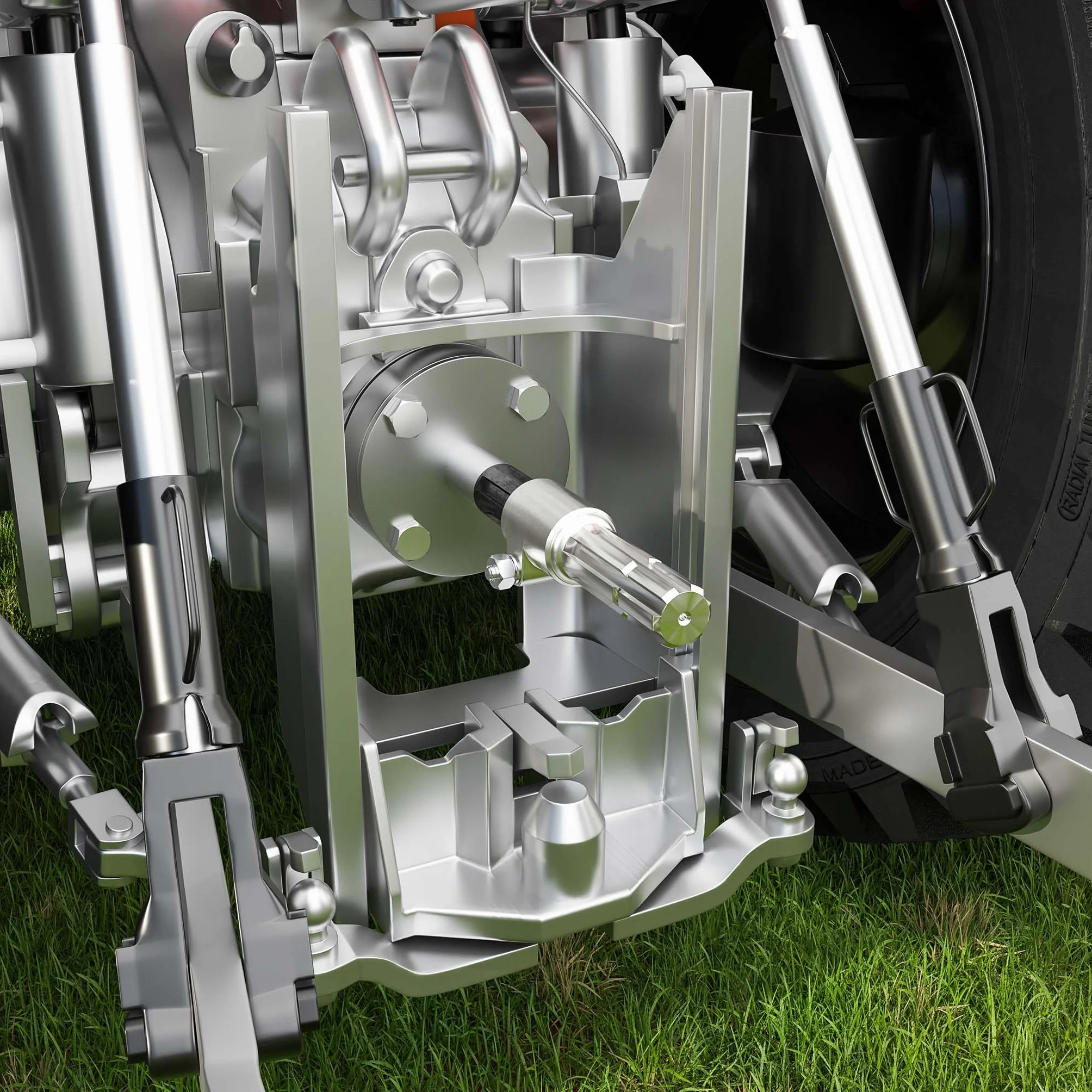WilTec Toma de Fuerza PTO 160 mm Casquillo Eje Estriado 8-32x38x6 Eje de Salida 1 3/8" 6 Tractor