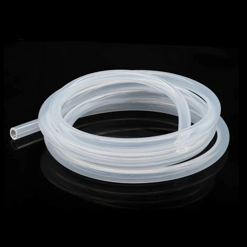Tubo de goma de silicona flexible transparente, manguera de silicona de 10 m, varios tamaños para riego por goteo, fontanería, acuario (diámetro interior de 2,5 mm x 4 mm de diámetro exterior)