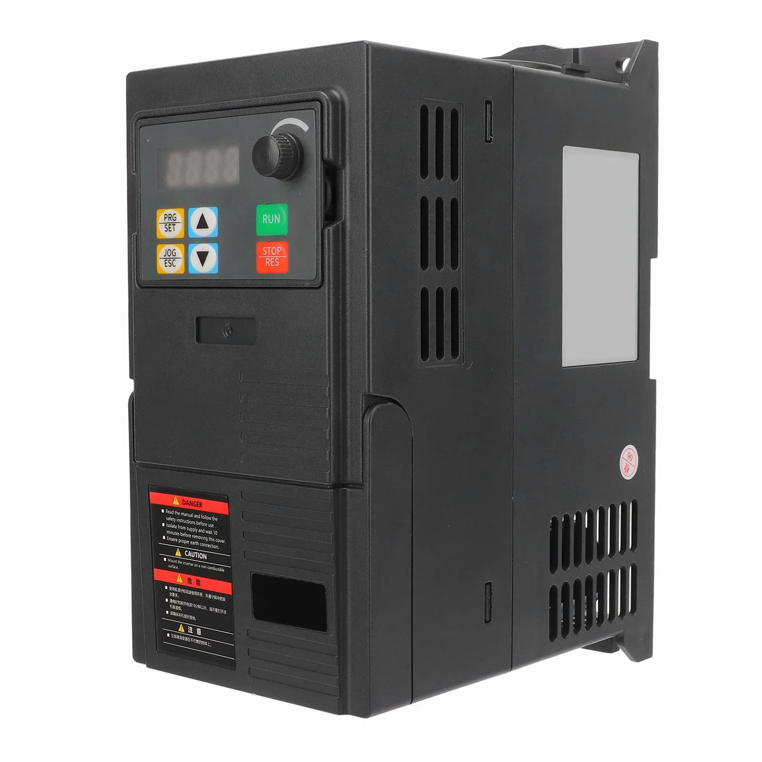 FTVOGUE Variador de Frecuencia ABS Convertidor de Frecuencia 1,5 KW Trifásico CA 200 V A 240 V Entrada 0 A 240 Salida 7 A para Control de Velocidad del Motor en Equipos de Taller