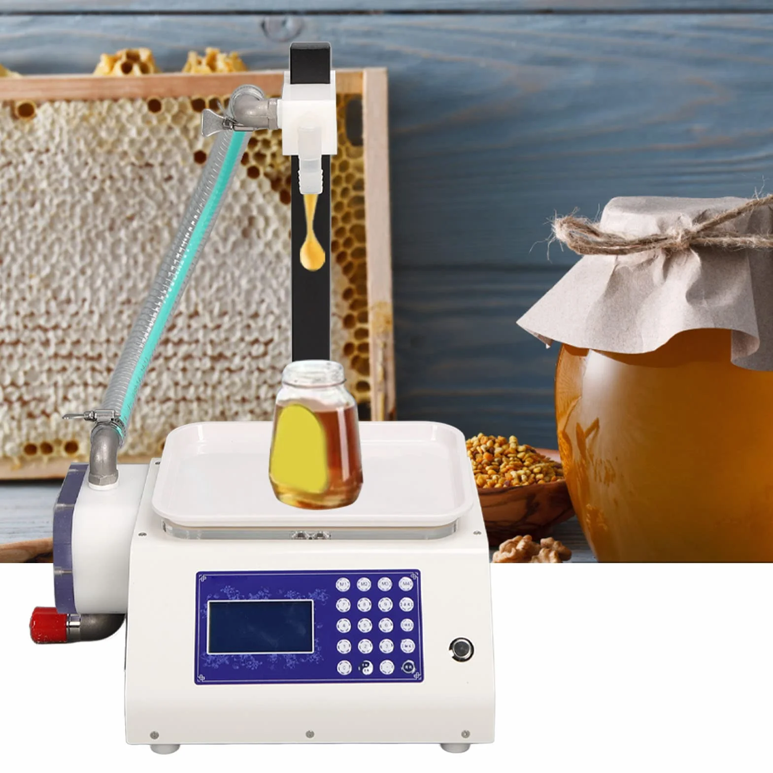 Máquina Llenadora de Miel Llenadora Inteligente de Barras Pesaje de Líquidos Máquina Automática de Enlatado Cuantitativo Máquina Separadora CNC Máquina Llenadora de Barras de Pub