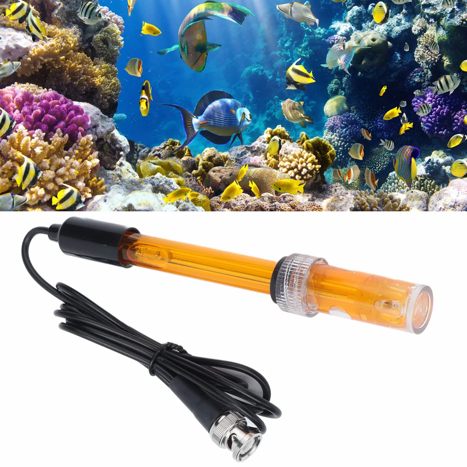 Electrodo redox con conector BNC Q9 para hidroponía