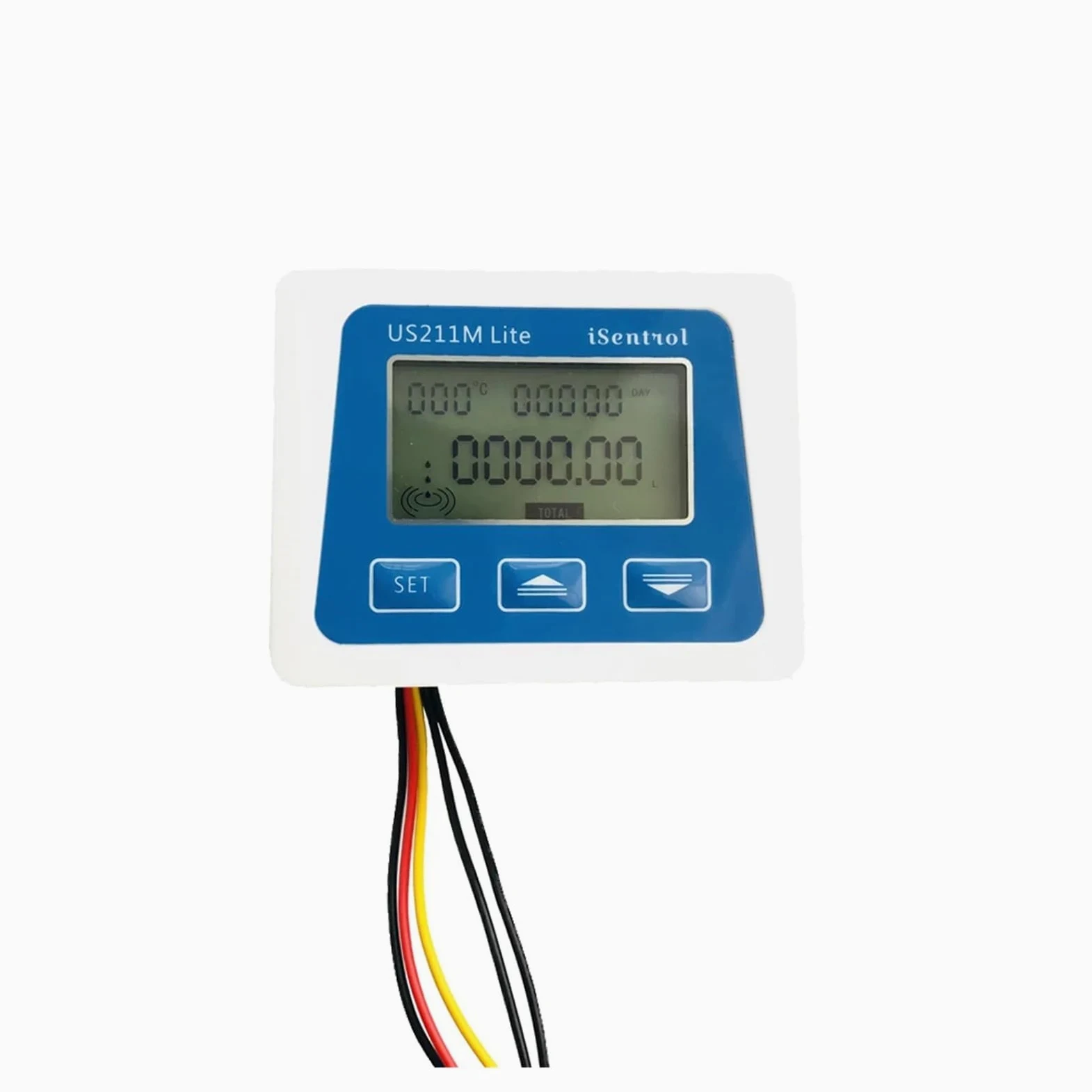 Medidor de Flujo Digital portátil y Sensor de Flujo de Agua de turbina Barato YF-S301 0.3-10LPM Agua fría 60 Grados(Whole Set)