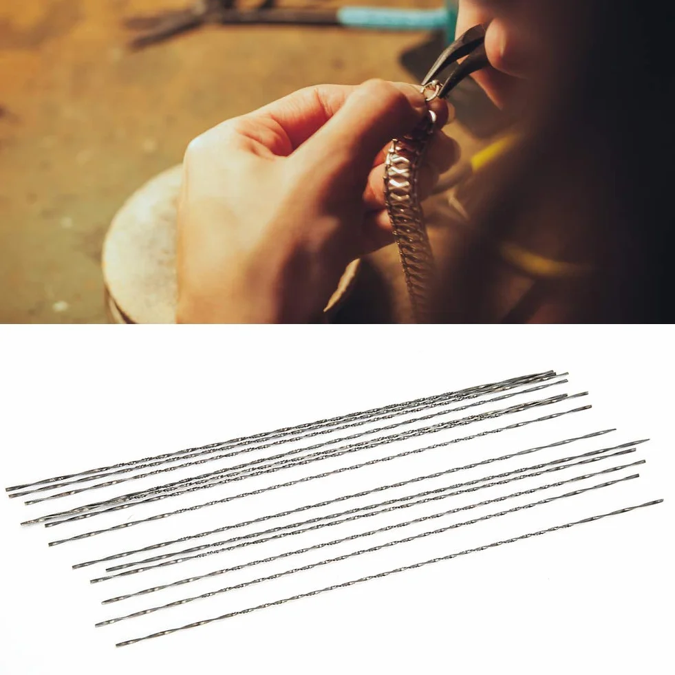 Acero de Tungsteno Hojas de Corte para Sierra de Joyería, Delgadas y Gruesas, para Grabado de Metal