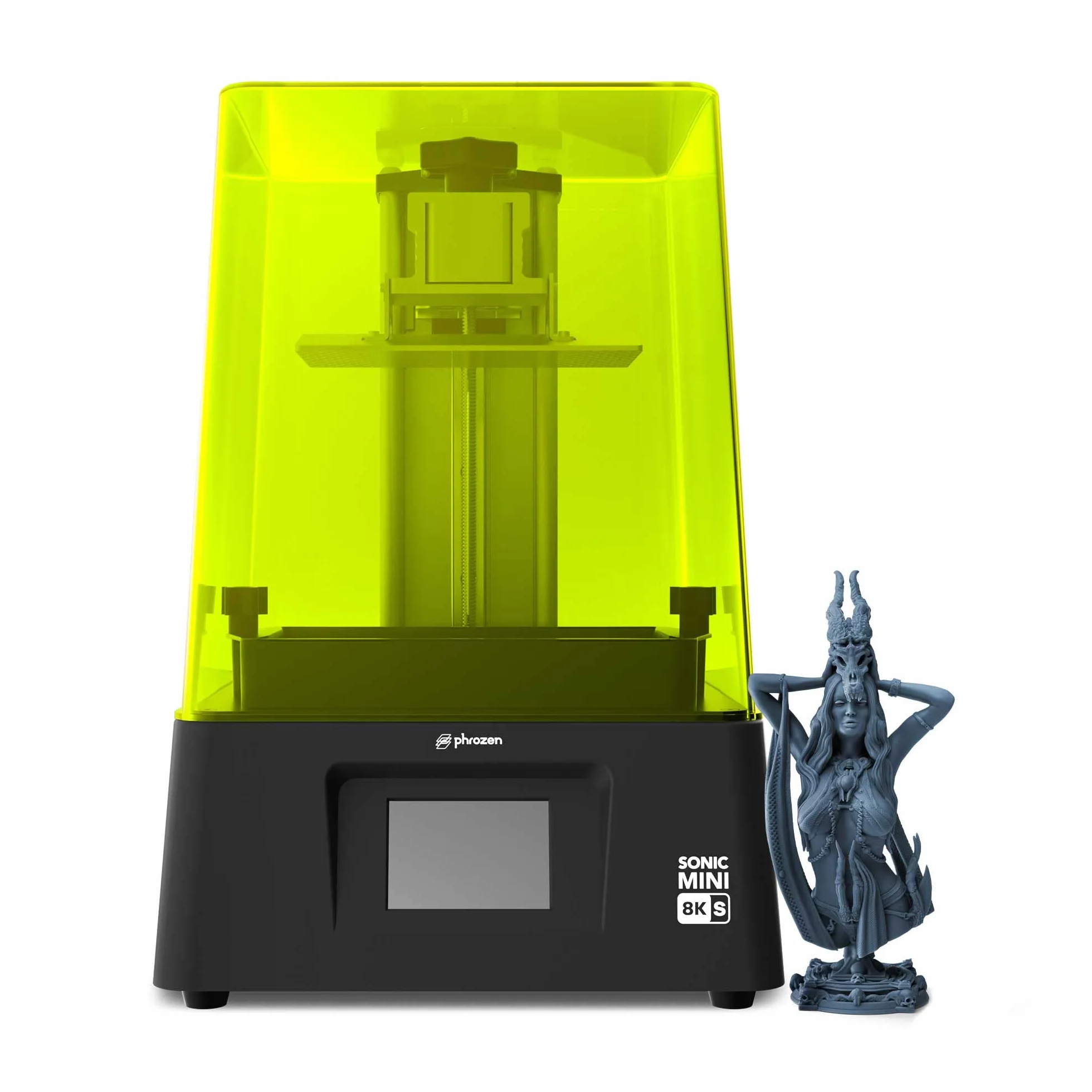 Phrozen Sonic Mini 8K S Impresora de Resina | 7.1" 8K Mono-LCD 3D Resin Printer | Precisión Ultra Alta 22µm, Tamaño de Impresión 165x72x170 mm | 3D Printer para Principiantes