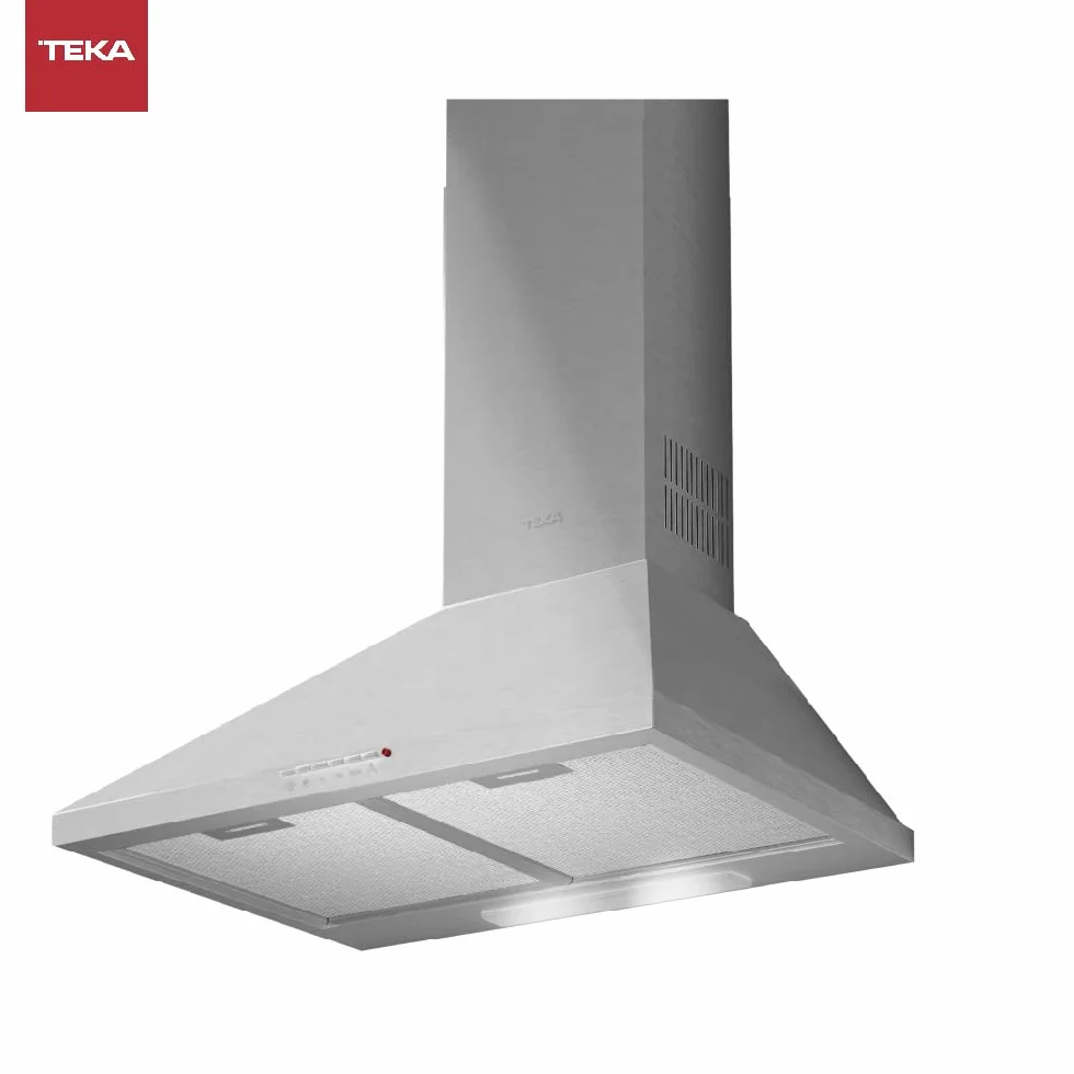 TEKA Campana Extractora de Pared 70 cm, Motor Doble, 3 Velocidades, 2 LED, 380 m3/h, Acero Inoxidable, DBB 70