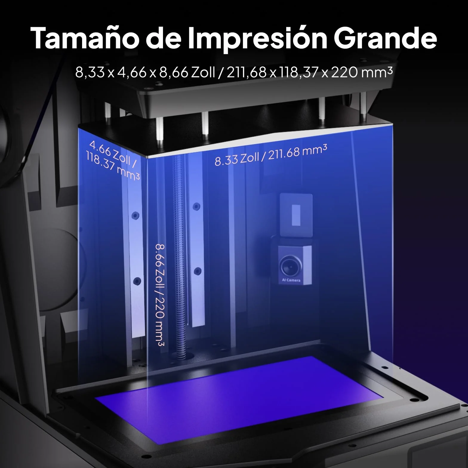 ELEGOO Saturn 4 Ultra 16K Impresora 3D Resina de 10", con Tanque de Resina Calefaccionado, Impresión a 150 mm/h, Nivelado Automático, Transferencia Wi-Fi, Tamaño de Impresión 218,88 x 122,88 x 220 mm³