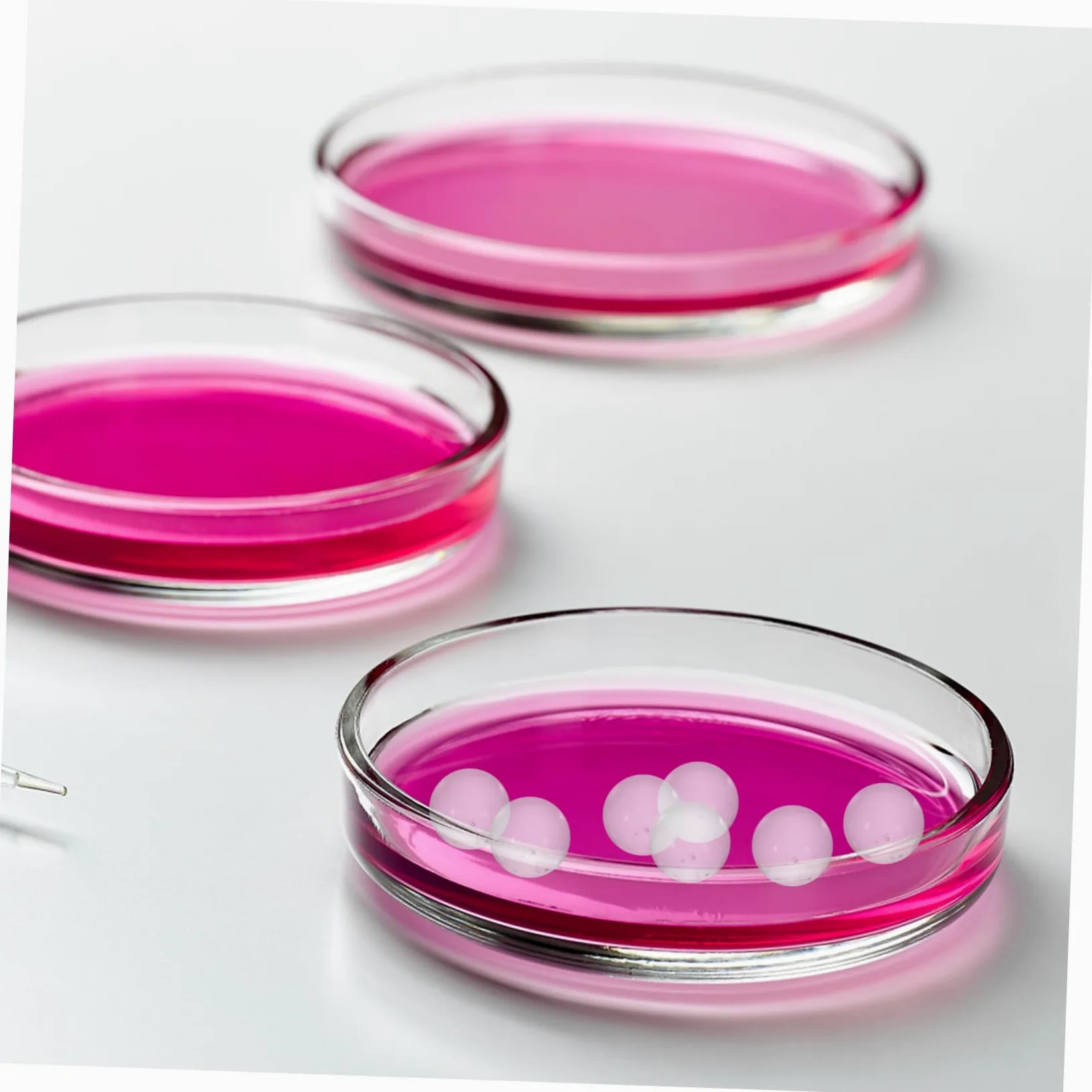Ciieeo 2000 Piezas de Bolas de Vidrio Sólido Alta Dureza y Superficie Lisa, Esferas Transparentes de 2 Mm para Laboratorio y Experimentos Científicos