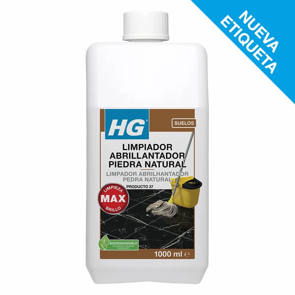Limpiador Abrillantador para Piedra Natural y Mármol, 1 Litro