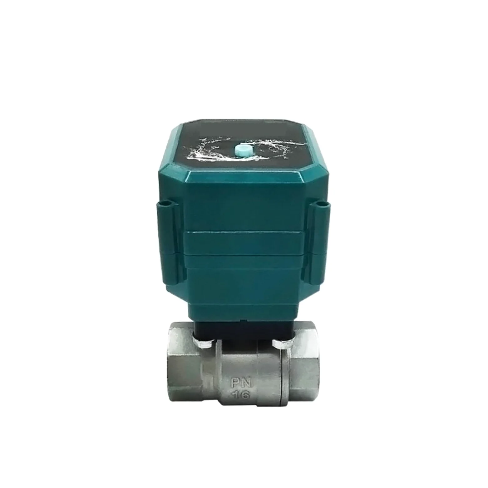 Válvula De Agua Bola Motorizada Eléctrica, Control Remoto Riego Jardín Acero Inoxidable Con Función Sincronización Y Cuenta Atrás Funcionamiento Fiable(DN15)