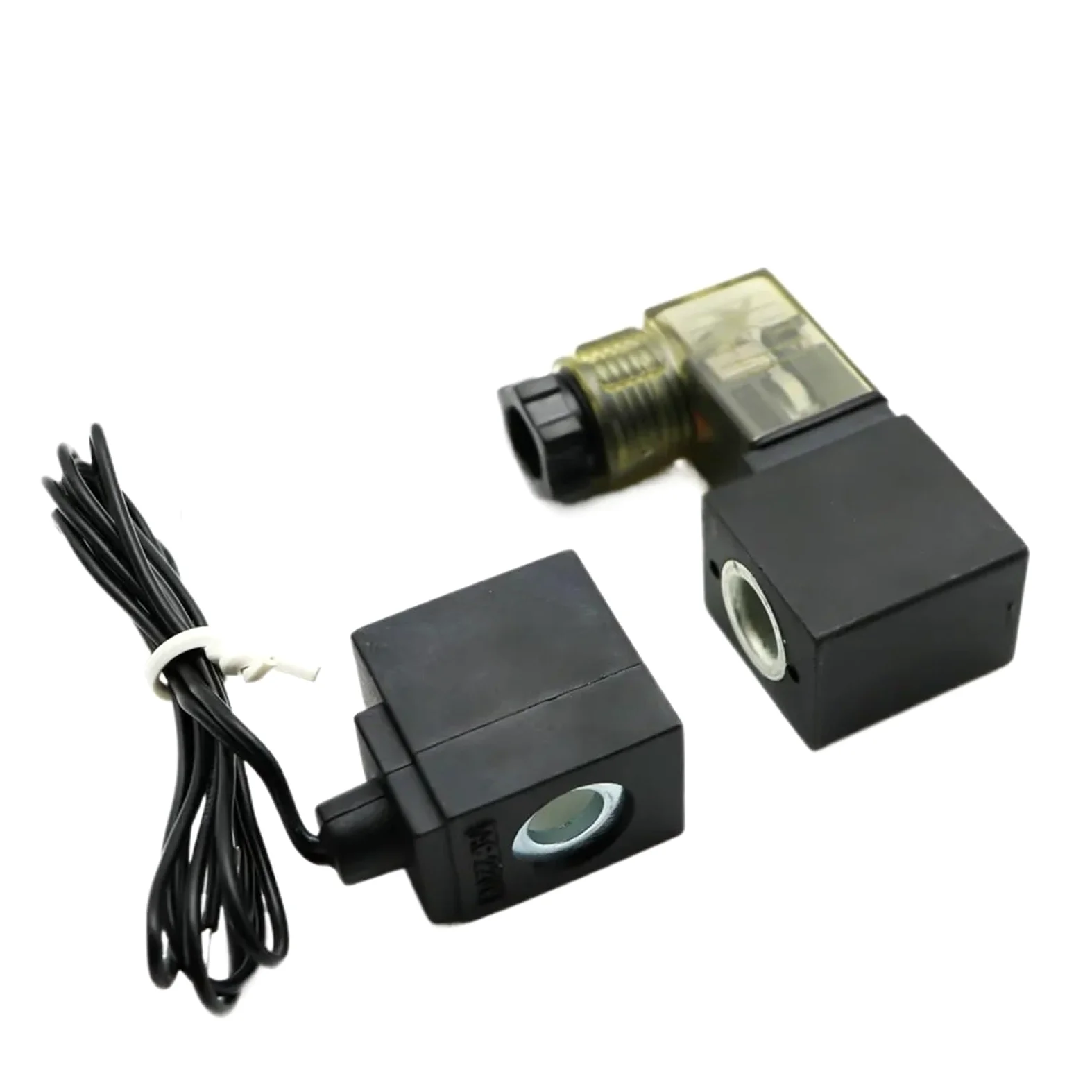 4V110-06 Electroválvula neumática de 1/8 pulgadas Válvula de 5 vías Puerto 2 Posiciones Válvulas magnéticas eléctricas Aire Gas DC12V 24V 110V220V Volt Bobina(LED W 8mm Fittings,DC 12V)