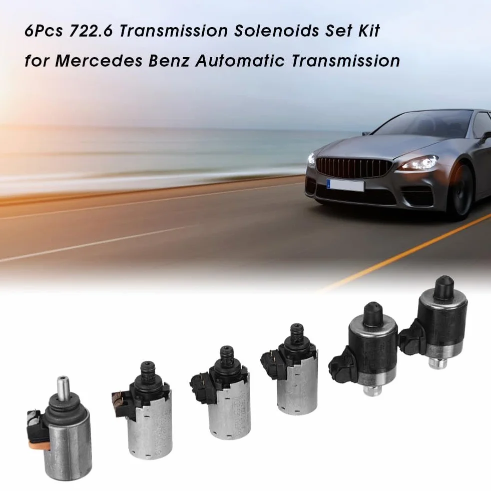 Juego De Solenoides, Juego De Solenoides De Transmisión 722.6 De 6 Piezas Para Transmisión Automática