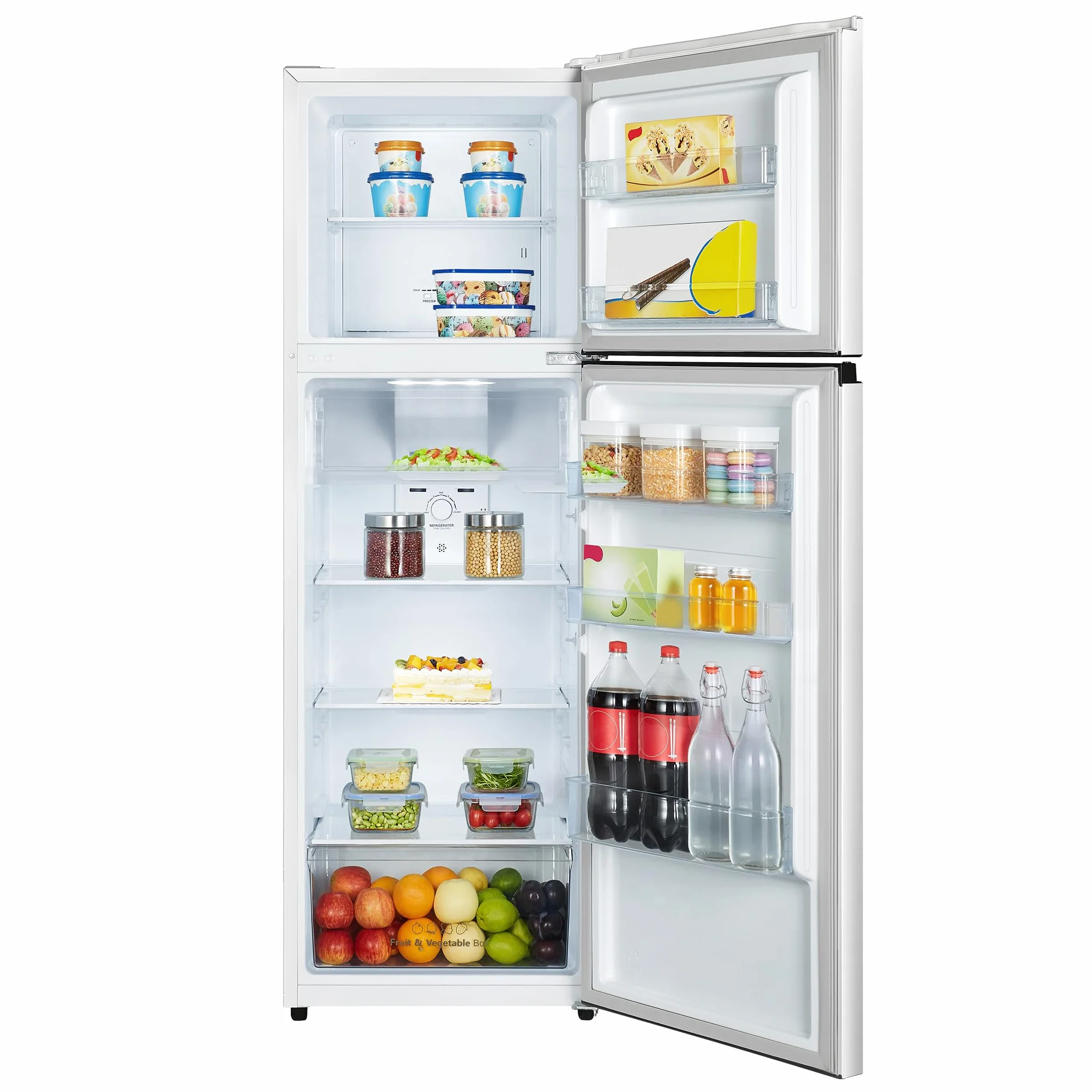 Hisense RT327N4AWE Frigorífico 2 Puertas Total No Frost 249L 168cm Multi Airflow Puerta Reversible Iluminación LED Blanco