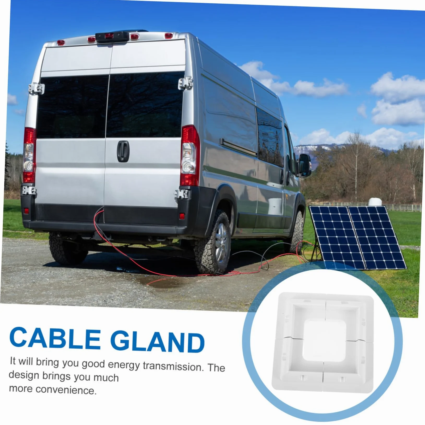 4piezas Soporte De Montaje Para Panel Solar De Soporte Para Autocaravanas Trailers y Tejados Estructura Resistente y Fácil Instalación Plastico