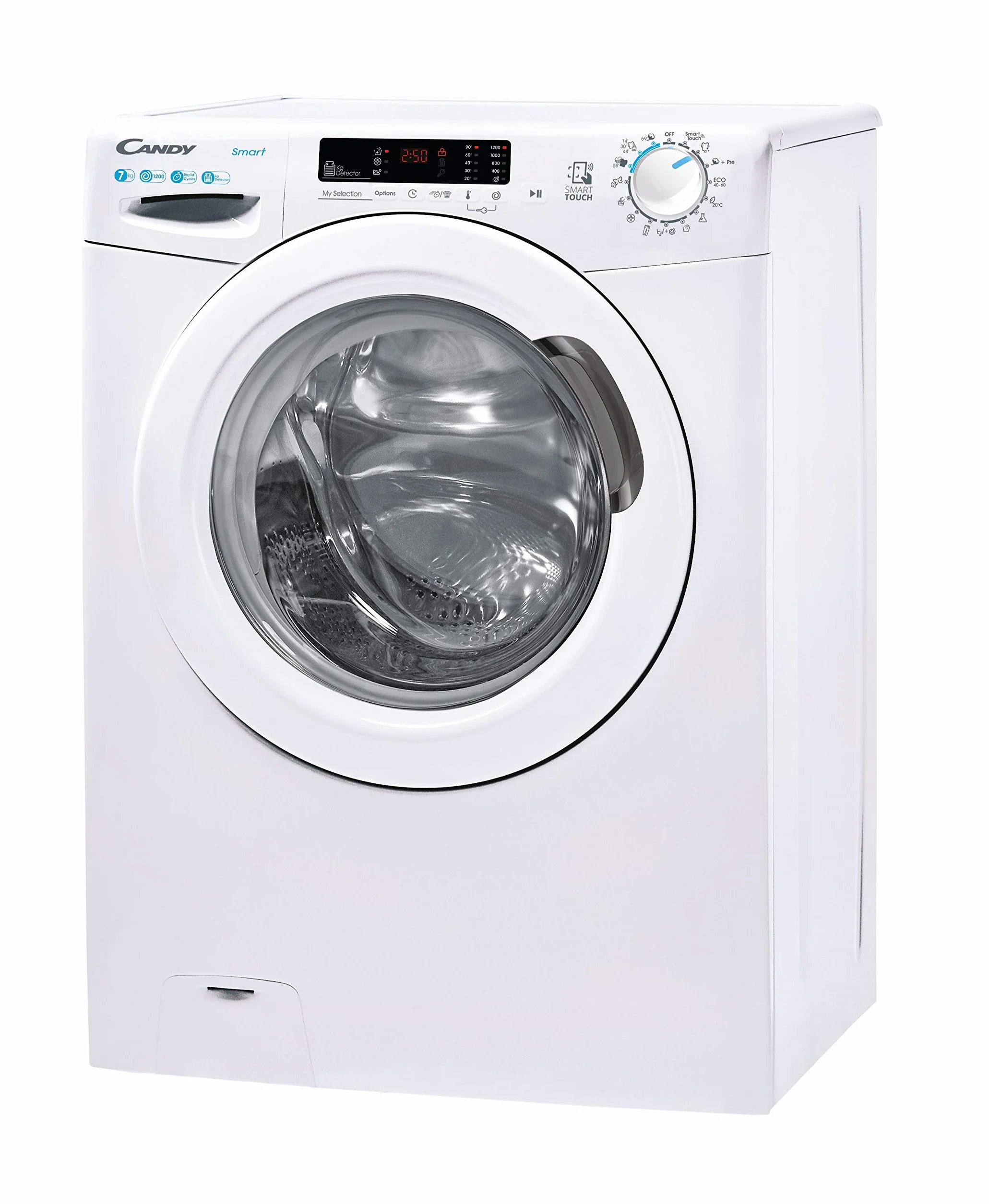 Candy Smart CS4 1272DE/1-S Lavadora 7kg 1200 rpm 45 cm NFC Blanco