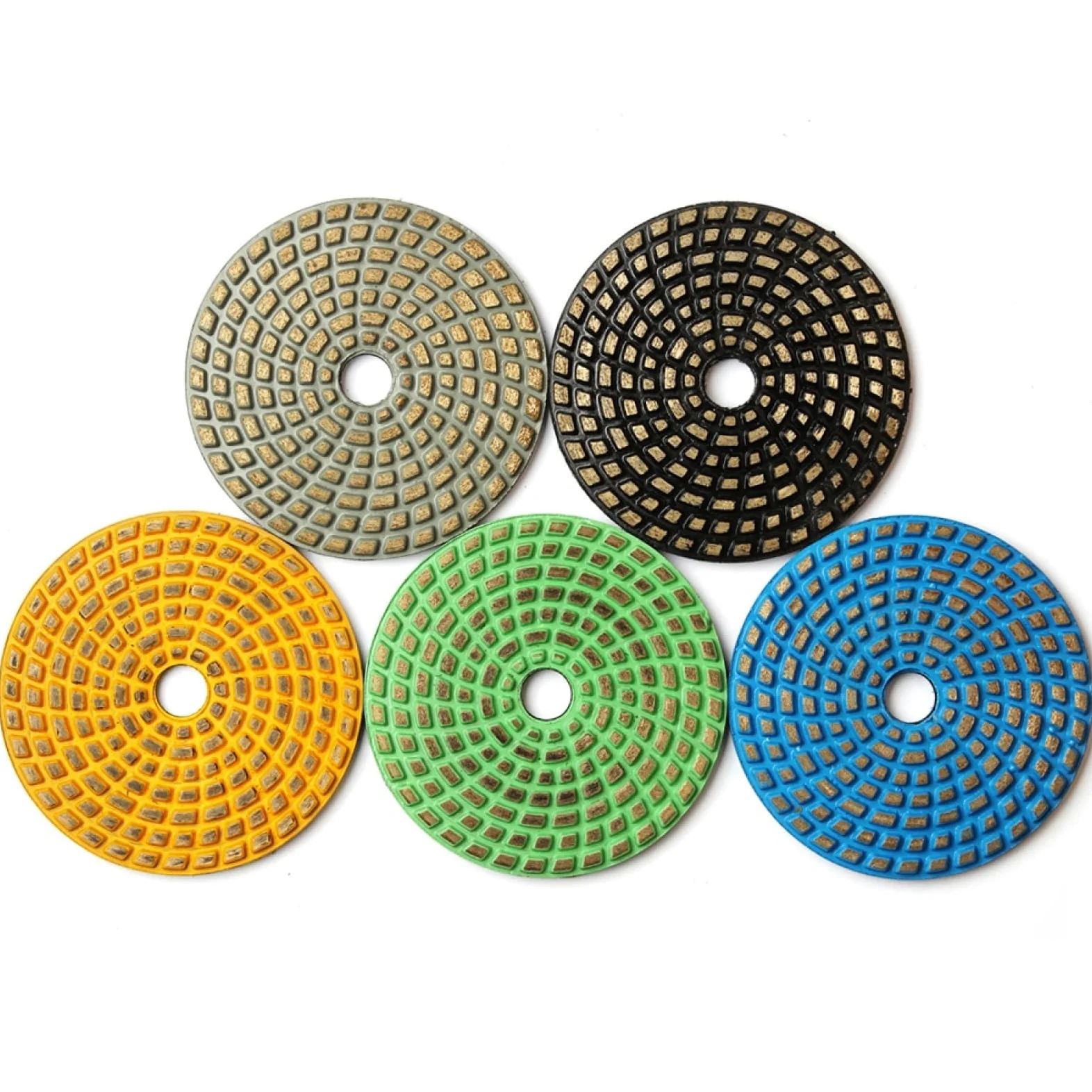 molino, rueda, molino de esquina, Disco de pulido de diamante de 5 pulgadas, disco de lijado de diamante con unión de metal sinterizado de 125 mm for amoladora angular de granito y hormigón(30)