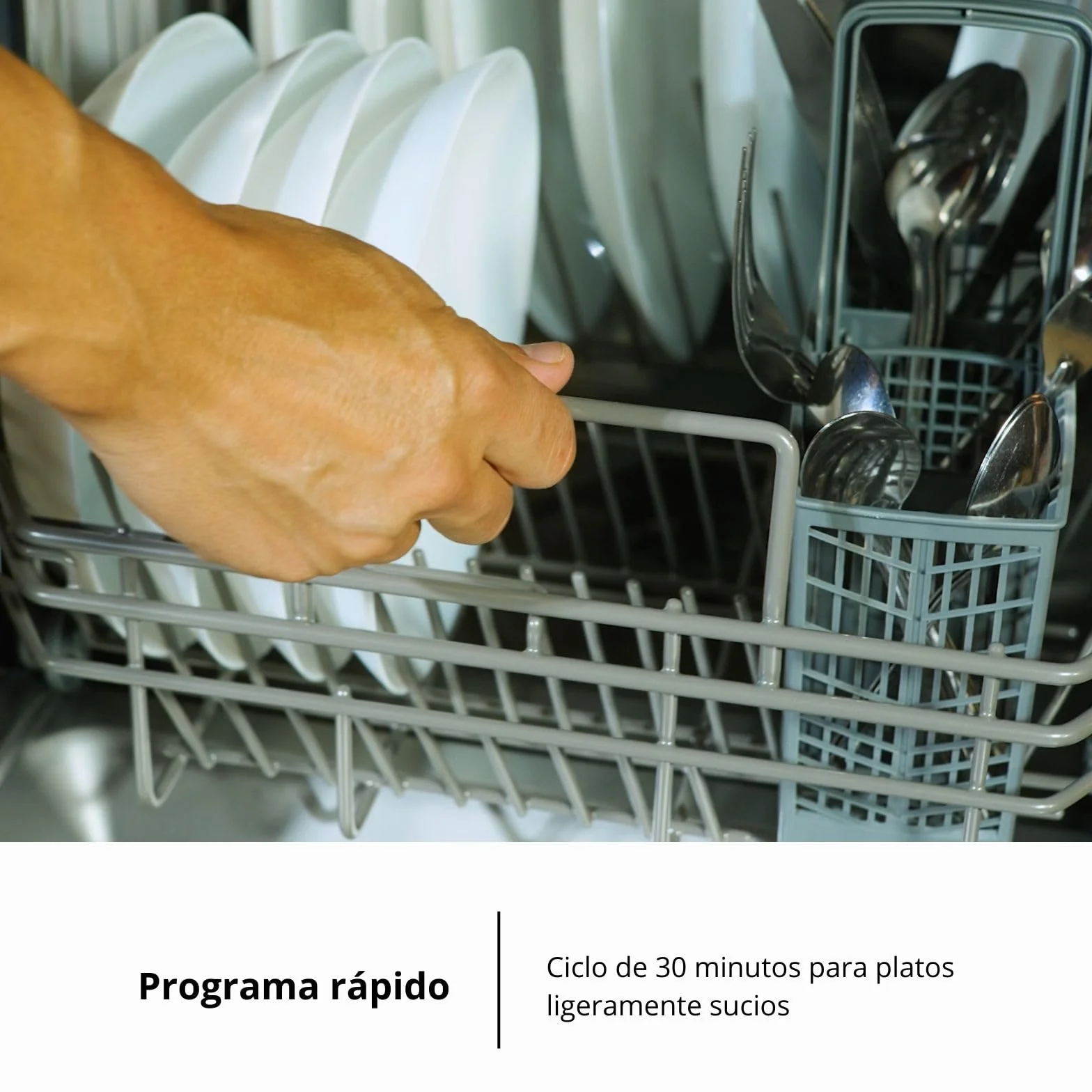 Corberó Lavavajillas Plus 45cm CLVM403W 10 Cubiertos 5 Programas Blanco 49dB Eficiencia Energética E