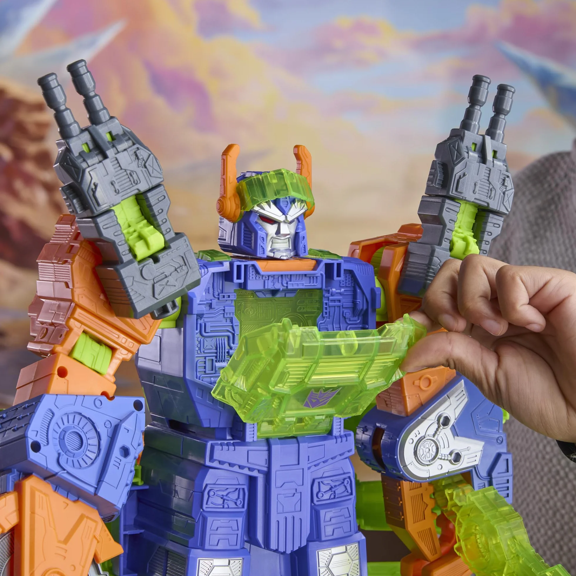 Transformers CYBERWORLD Scorponok Set de Batalla y Ataque Figura de acción