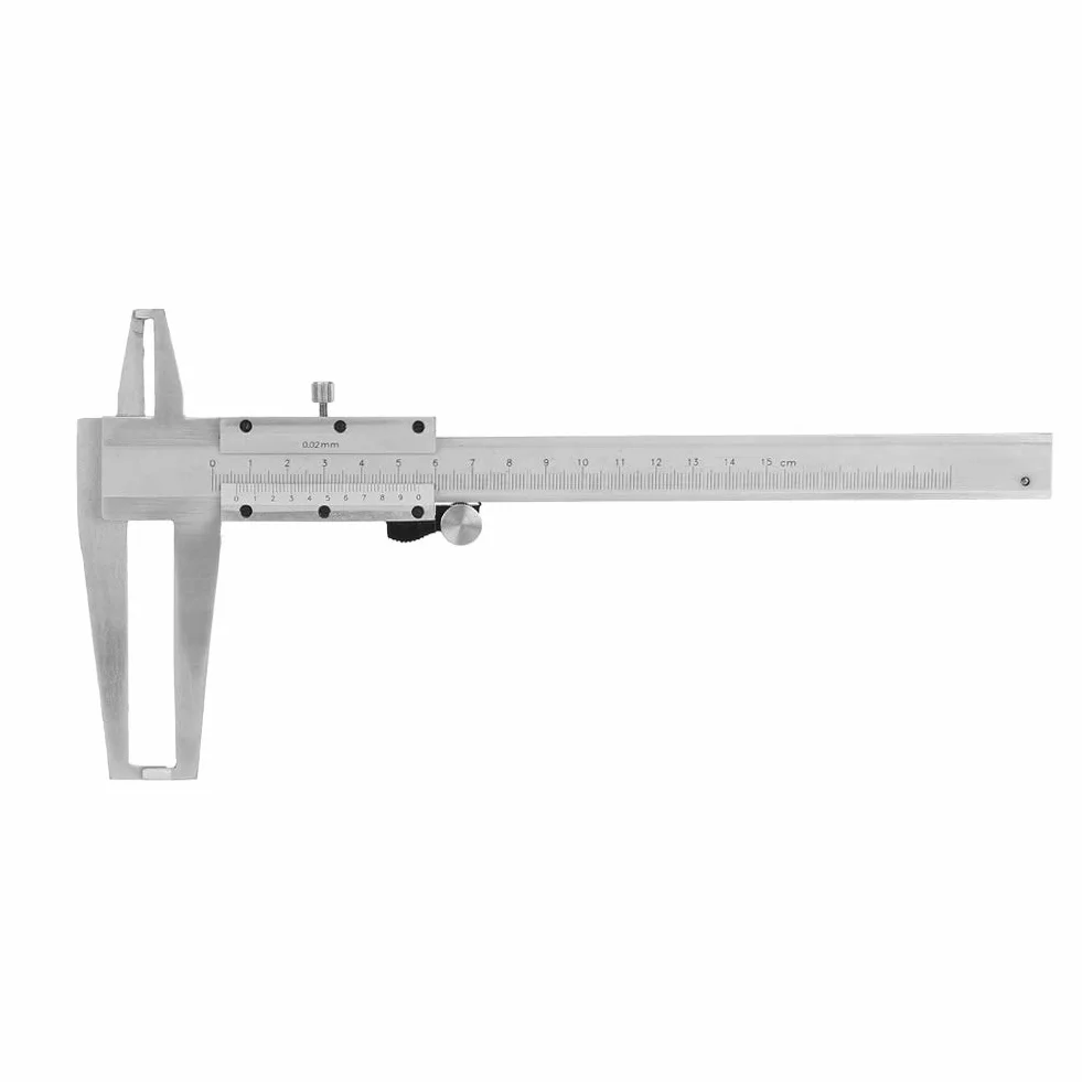 KIMISS Calibrador Vernier 9-150 Mm Acero Carbono Herramienta de Medición de Precisión