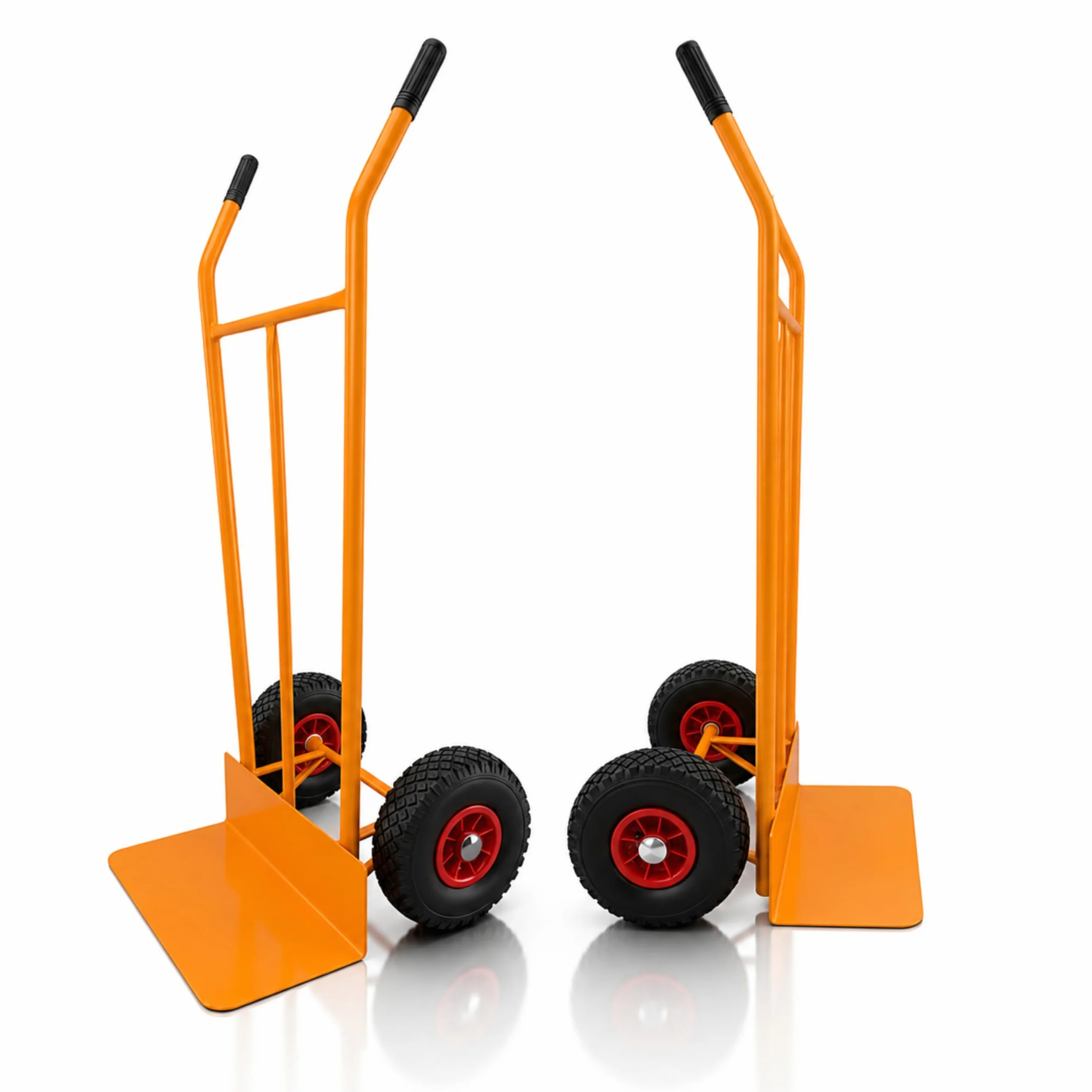 BTF Carretilla de Mano Profesional 300kg Ruedas Neumáticas Carro Transporte