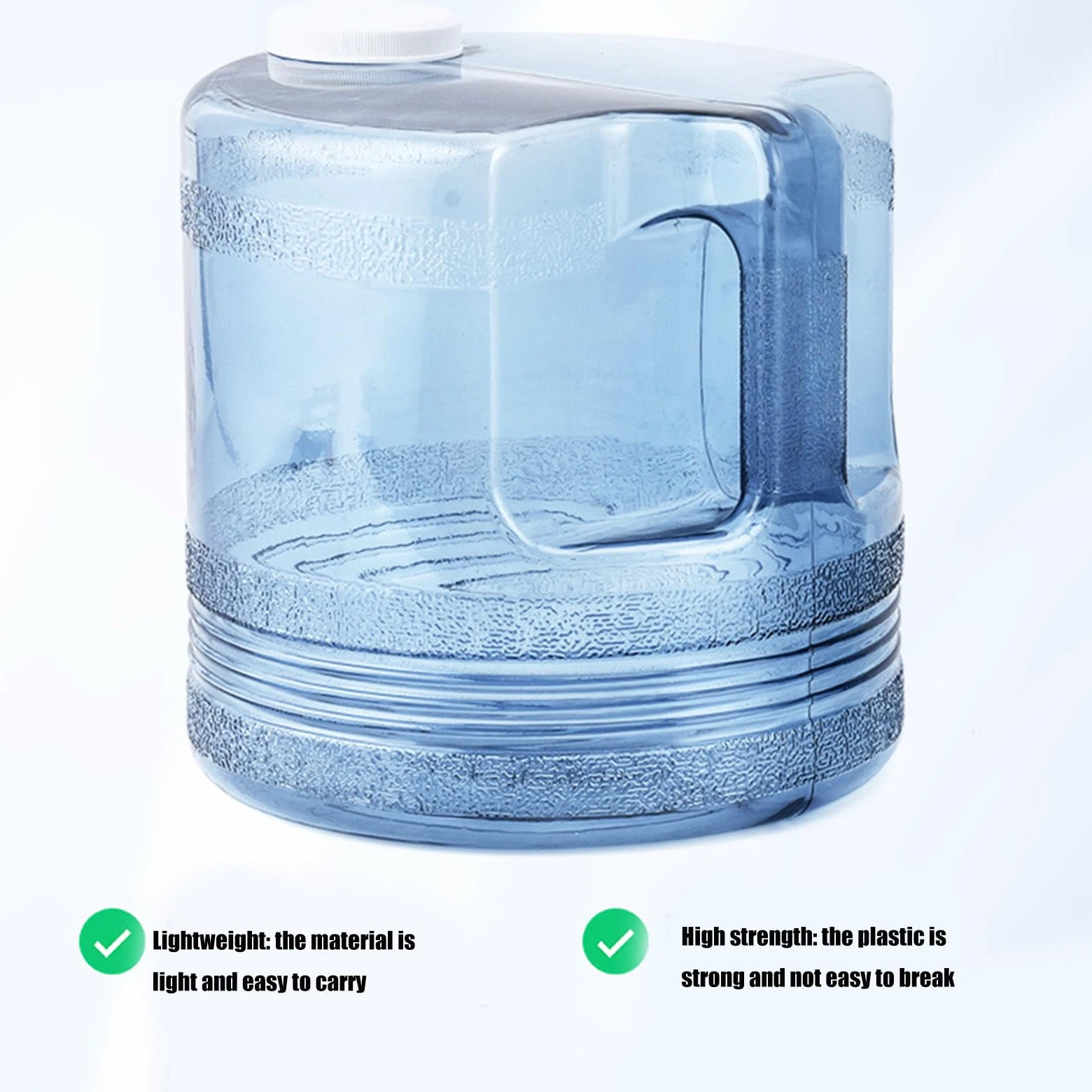 Contenedor colector de agua para encimera, destilador, máquina destilada, botella de repuesto para hogares o laboratorio, almacenamiento de agua destilada