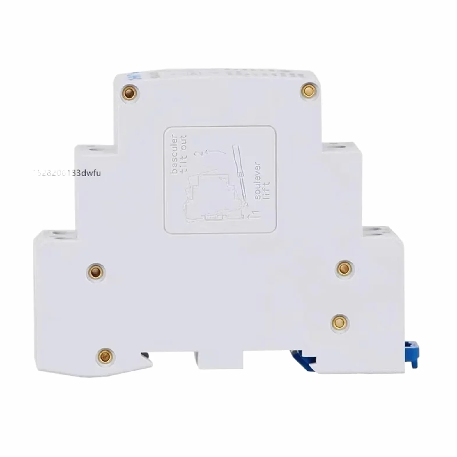 Mini Contactor Modular de CA for el hogar, 220V, 230V, 400V, CA 20A, 25A, 40A, 63A, 1NO, 1NC, 2NO, 2NC, 4NO, NCH8 2, cuatro fases(NCH8-40,4NO)