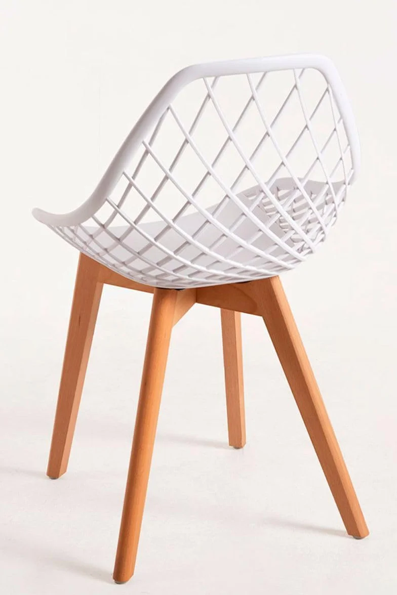 Regalos Miguel - Packs Sillas Comedor - Pack 4 Sillas Deli - Blanco