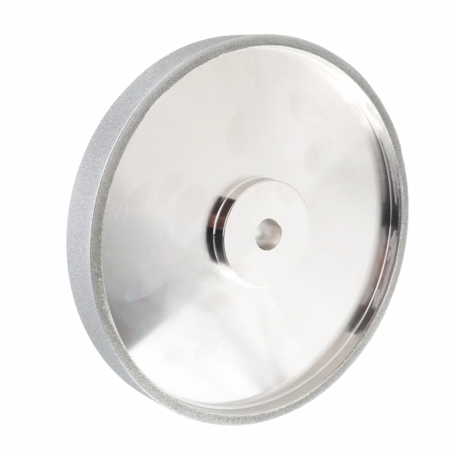 Cryfokt Muela de Diamante de 8 Pulgadas de Alta Dureza para Amoladora de Forma Plana Muela Abrasiva Duradera Resistente Al Desgaste para Amoladora de Banco de 8 Pulgadas