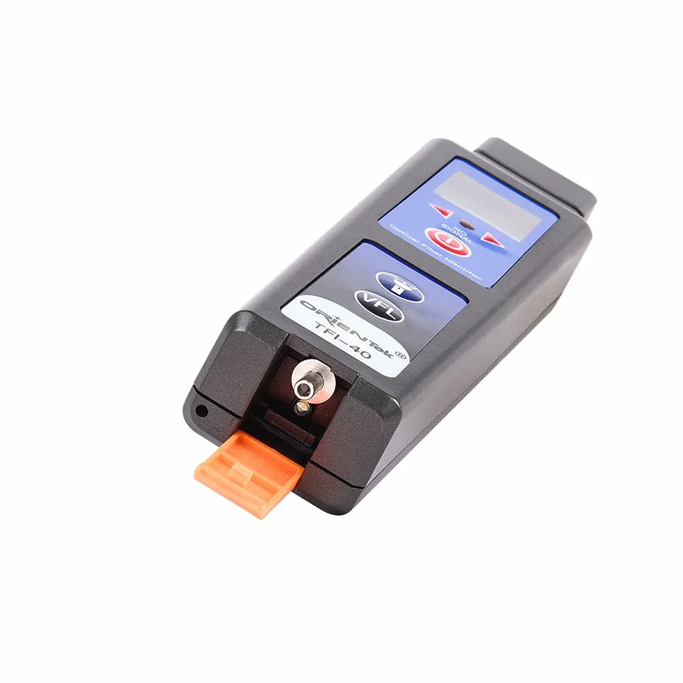 ORIENTEK TFI-40 Identificador de fibra óptica todo en uno, detector de fibra en vivo, identificador de tráfico de fibra OFI