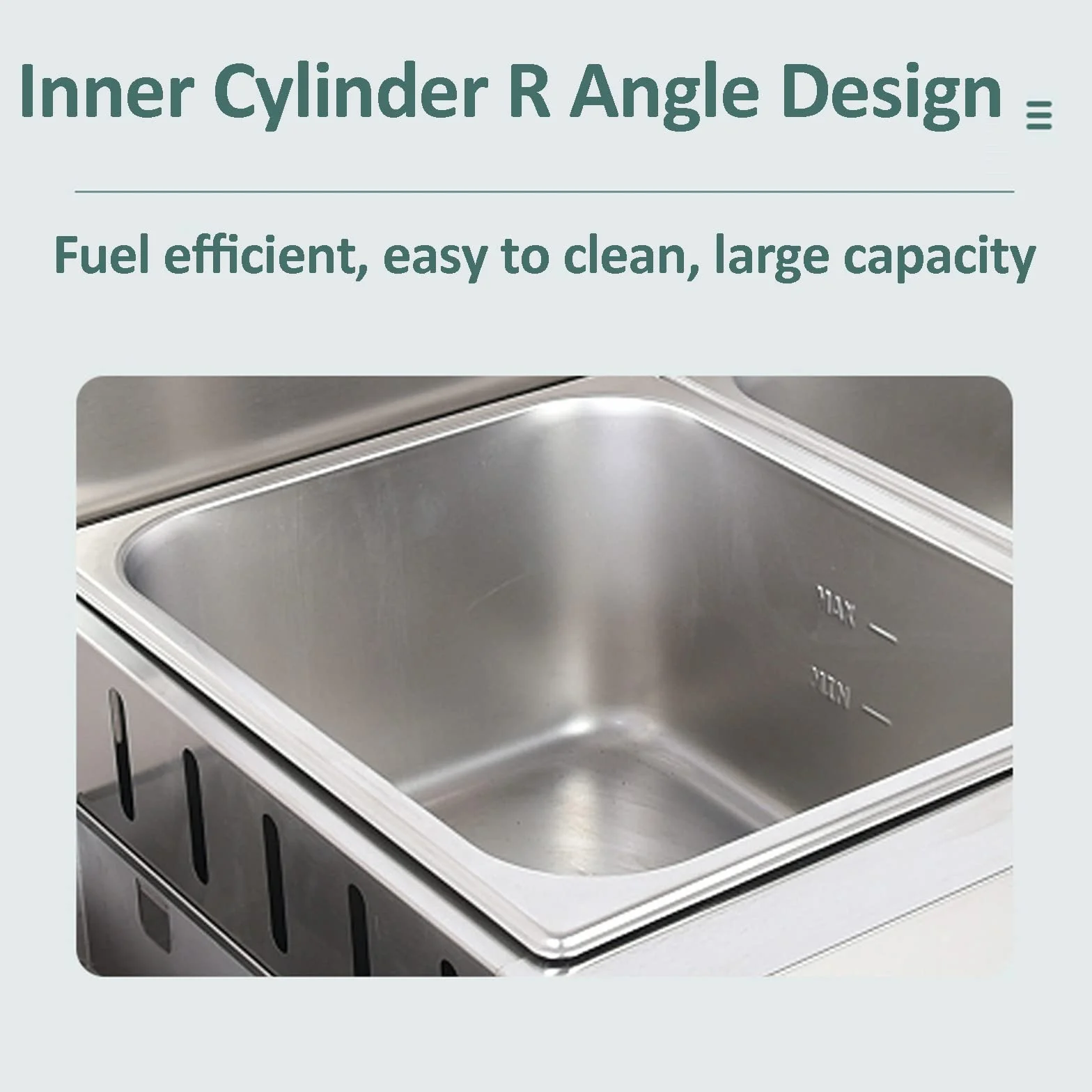 Freidora de gas comercial con tanque de condimentos de acero inoxidable, profesional de 10 L x 2, cocina eficiente, ideal para restaurantes familiares, incluye 2 cestas para papas fritas
