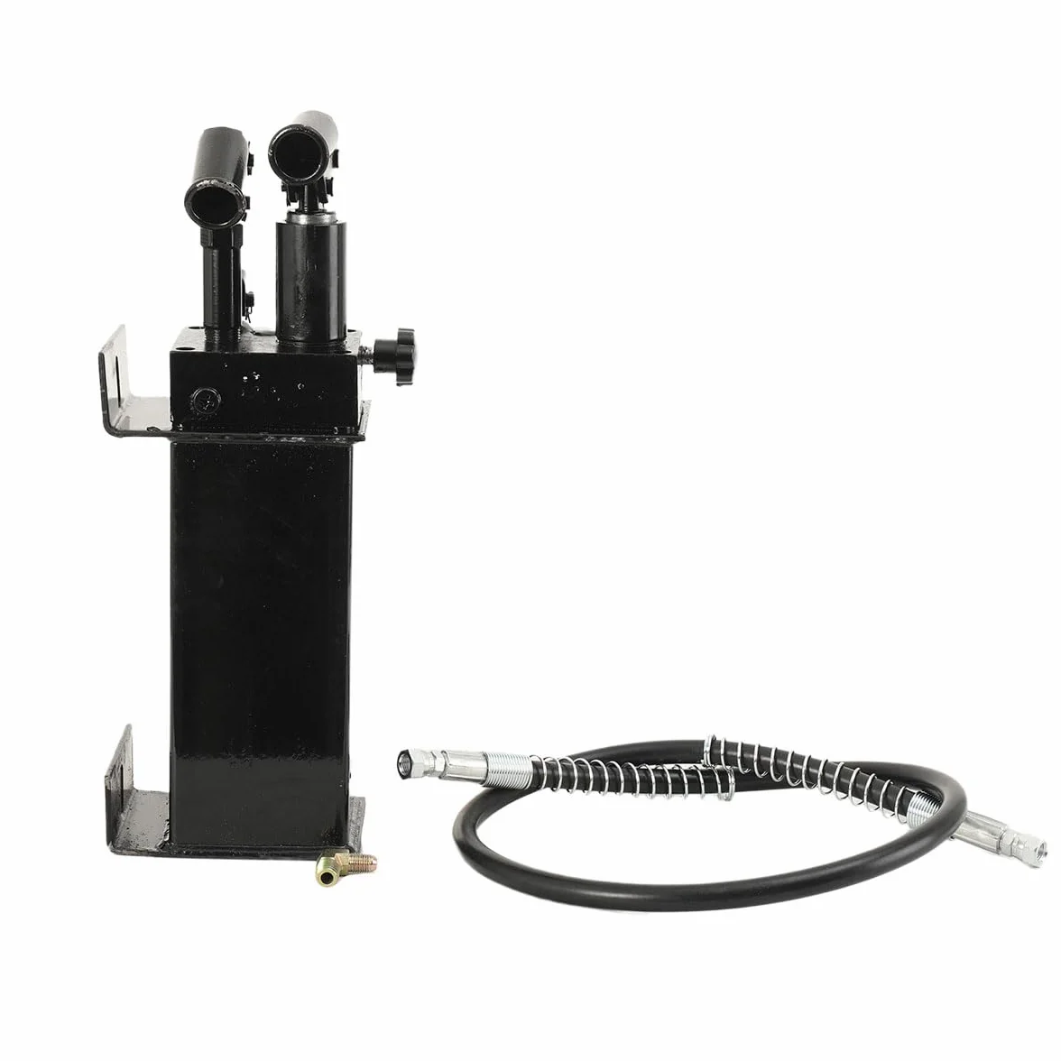 Bomba hidráulica manual 50T Bomba hidráulica de doble acción para prensa de taller hidráulica prensa de taller, 2 pistones, ZG 1/4 conector