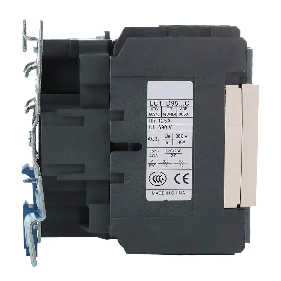 LC1D95 contactor AC, 50 / 60Hz bobina 3 polos Contactor 380V 95A